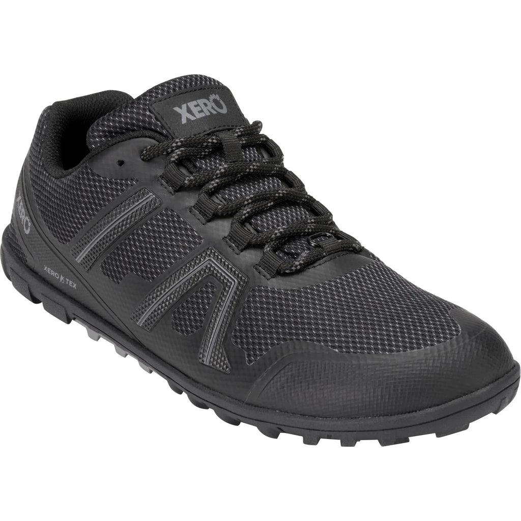 Xero Shoes - Mesa Trail WP - Men black - Deportivas Barefoot Impermeables para Trail negras para hombre