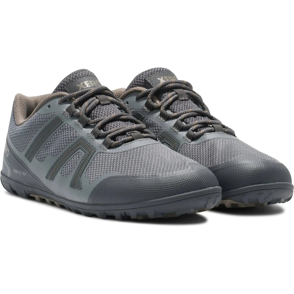 Xero Shoes - Mesa Trail WP - Men steel-gray-asphalt - Zapatillas Barefoot para Trail grises para hombre