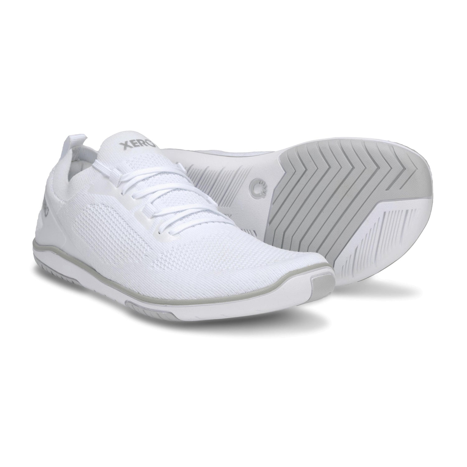 Xero Shoes - Nexus Knit - Men white - Deportivas de entrenamiento barefoot-Xero Shoes-Cacles Barefoot-Tienda de calzado barefoot respetuoso minimalista