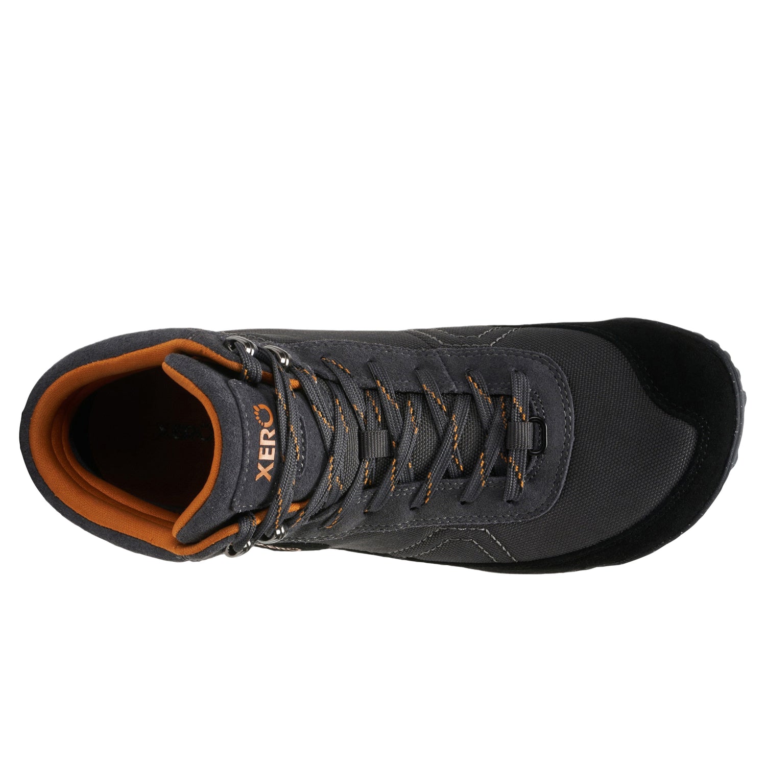 Xero Shoes - Ridgeway - Men black-asphalt - Botas Barefoot Estilo Retro de Hiking impermeables