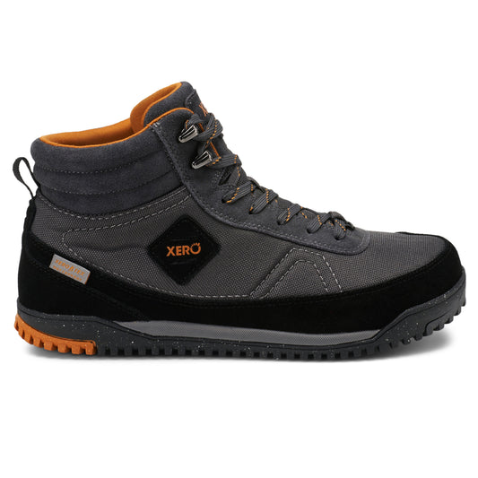 Xero Shoes - Ridgeway - Men black-asphalt - Botas Barefoot Estilo Retro de Hiking impermeables