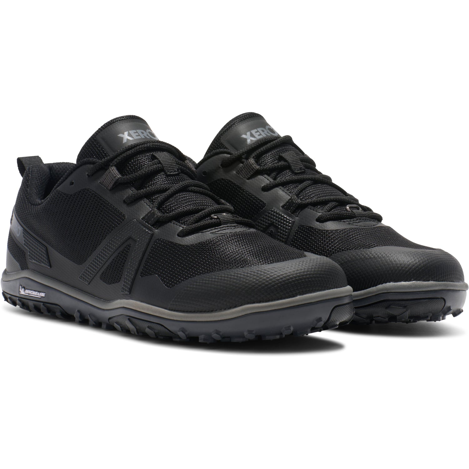 Xero Shoes - Scrambler Low EV - Men Black / Steel Gray - Deportivas minimalistas de Trail para alto rendimiento-Xero Shoes-Cacles Barefoot-Tienda de calzado barefoot respetuoso minimalista