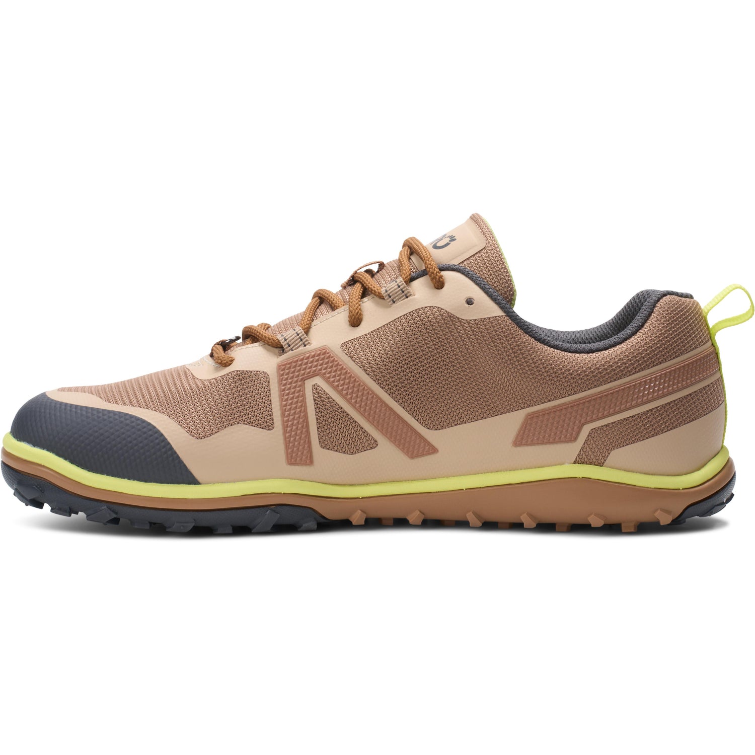 Xero Shoes - Scrambler Low EV - Men Dark Irish Cream / Sunny Lime - Deportivas minimalistas de Trail para alto rendimiento-Xero Shoes-Cacles Barefoot-Tienda de calzado barefoot respetuoso minimalista