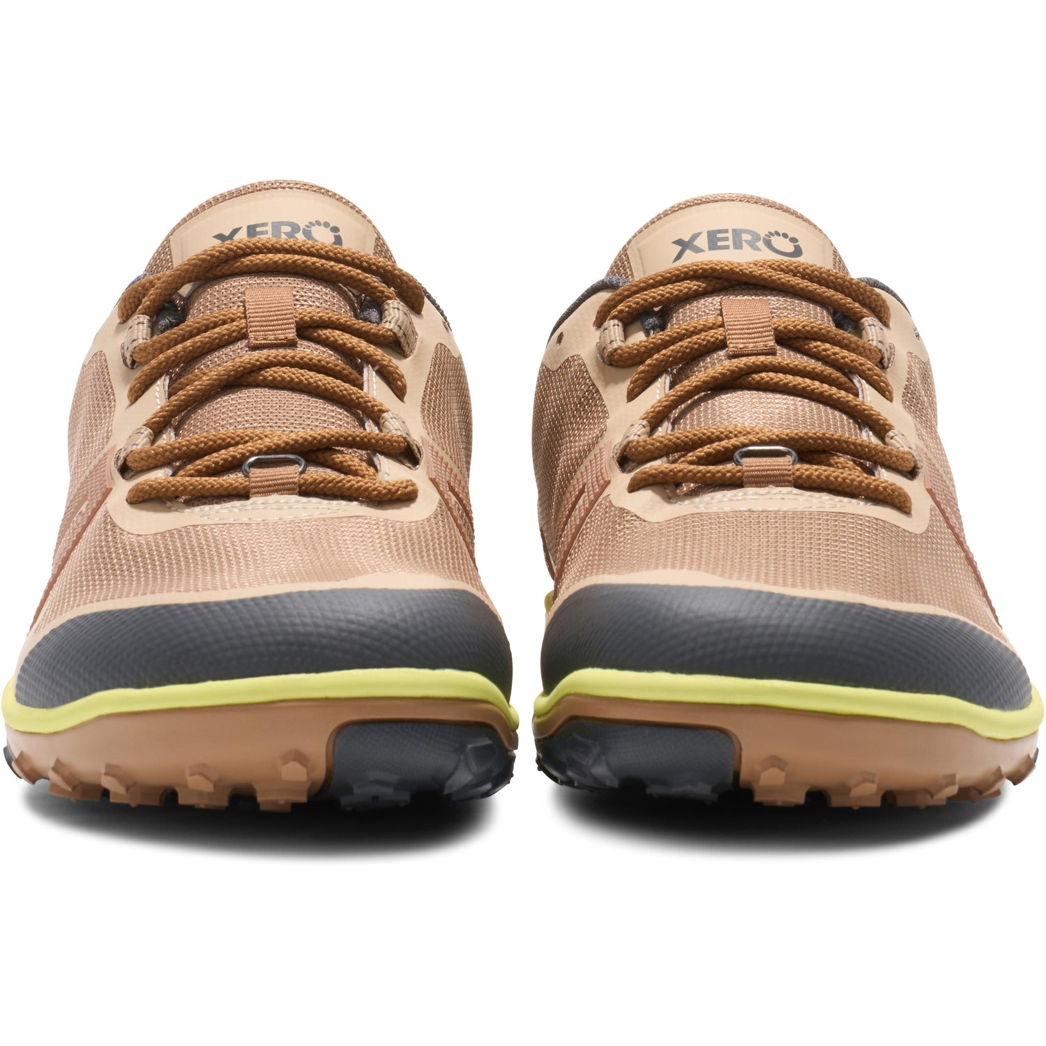 Xero Shoes - Scrambler Low EV - Men Dark Irish Cream / Sunny Lime - Deportivas minimalistas de Trail para alto rendimiento-Xero Shoes-Cacles Barefoot-Tienda de calzado barefoot respetuoso minimalista