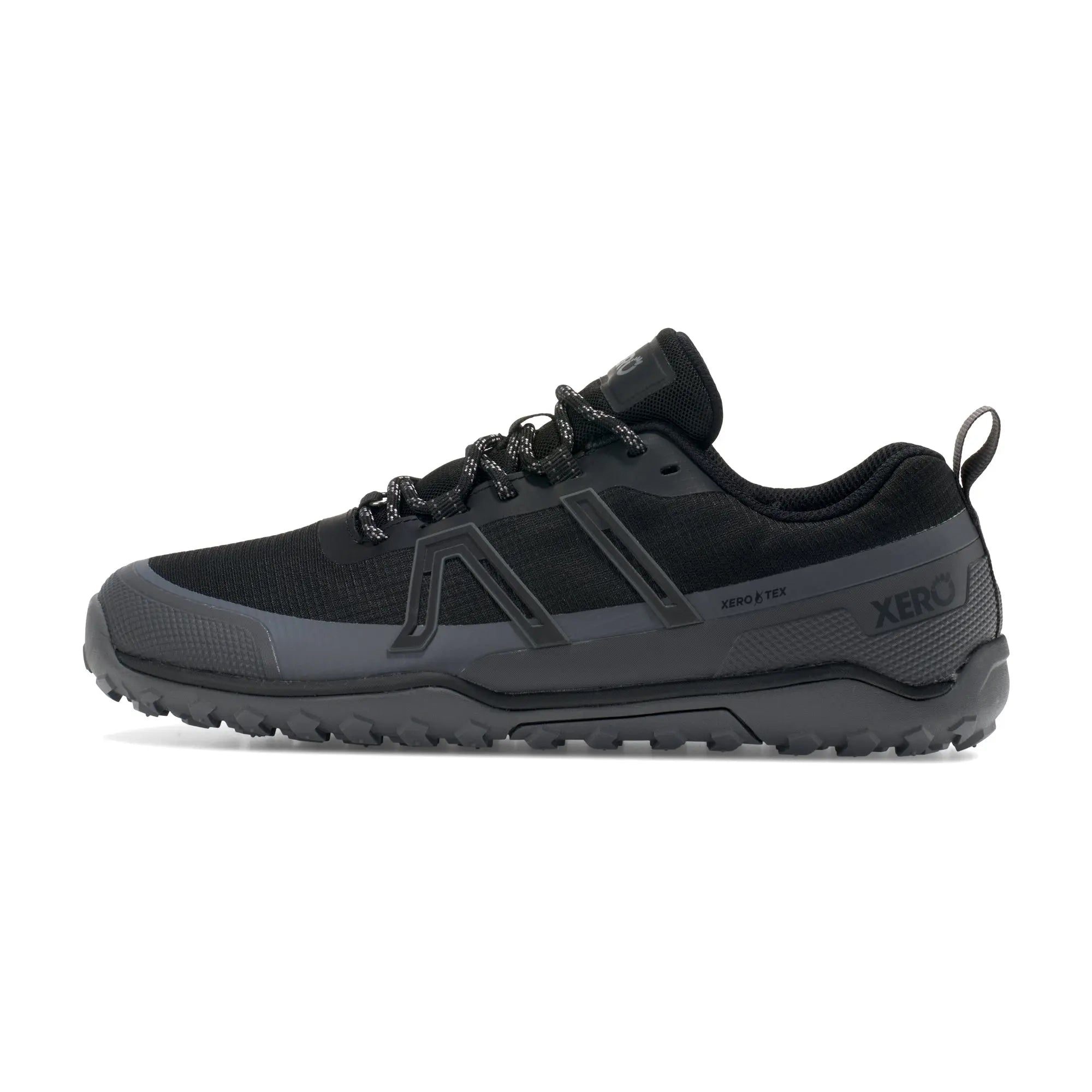 Xero Shoes - Scrambler Trail Low WP - Homme Noir / Anthracite - Chaussures Barefoot Imperméables pour Randonnée