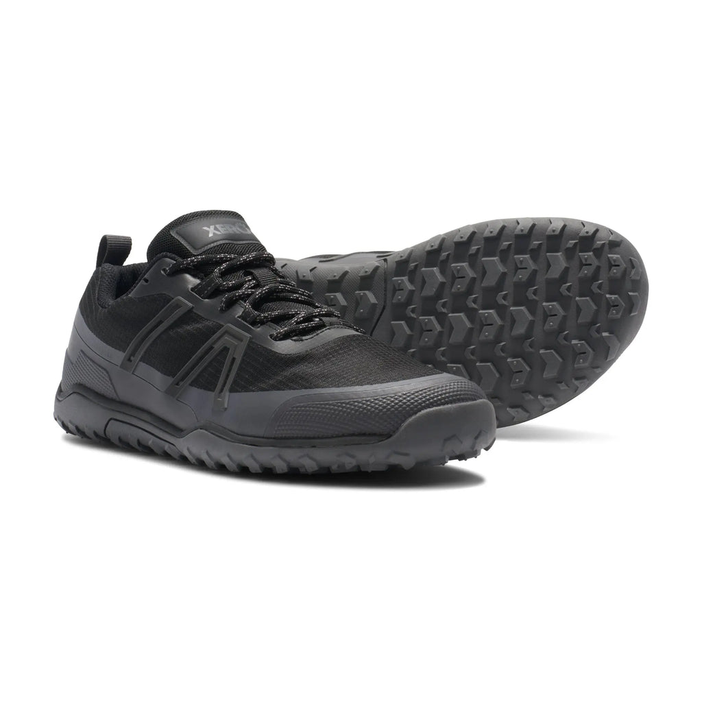 Xero Shoes - Scrambler Trail Low WP - Homme Noir / Anthracite - Chaussures Barefoot Imperméables pour Randonnée
