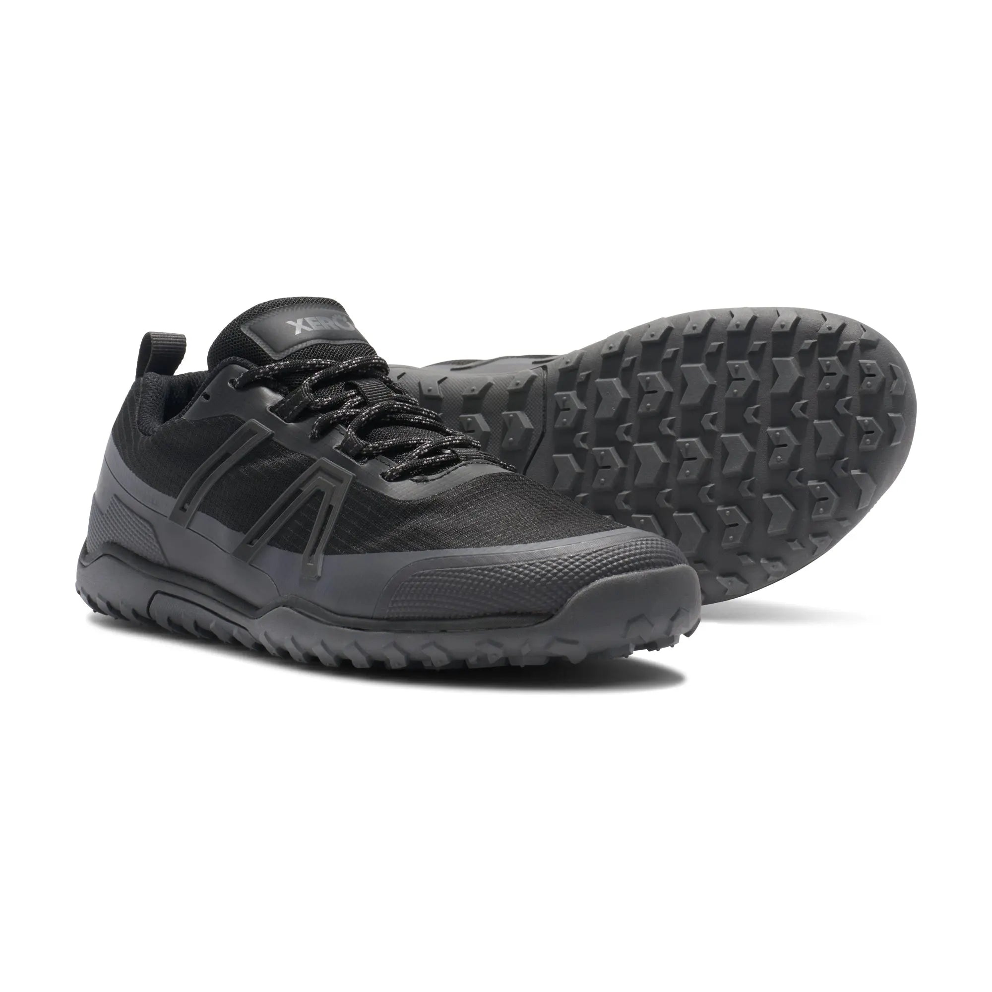Xero Shoes - Scrambler Trail Low WP - Homme Noir / Anthracite - Chaussures Barefoot Imperméables pour Randonnée