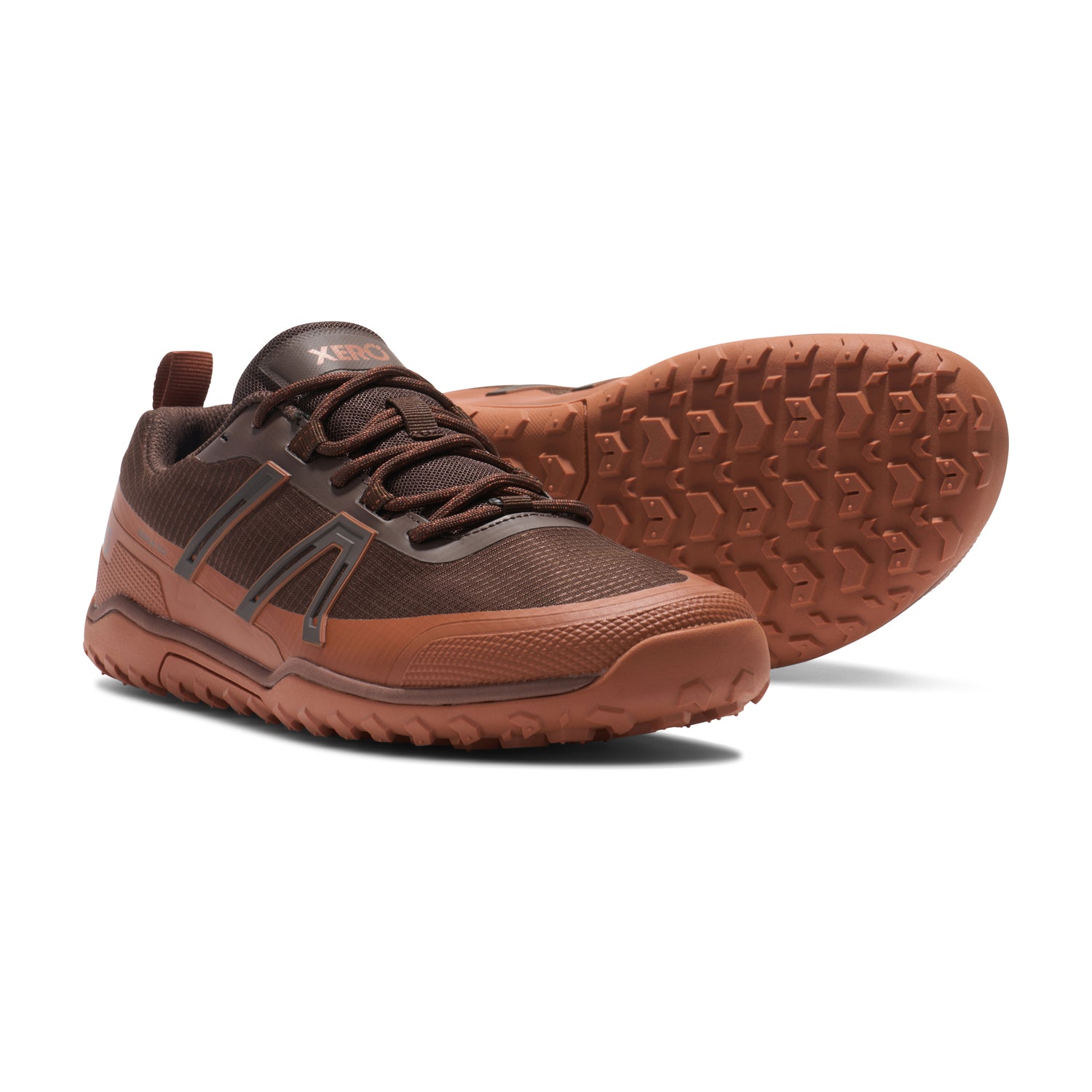 Xero Shoes - Scrambler Trail Low WP - Men Java Brown / Mocha Bisque - Deportivas Barefoot Impermeables para Hiking