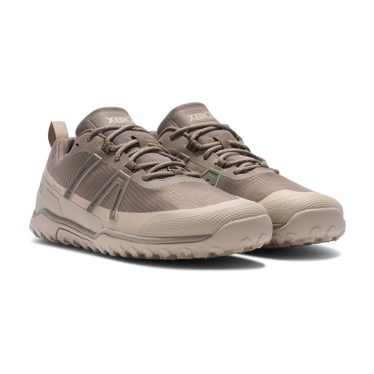 Xero Shoes - Scrambler Trail Low WP - Men Morel / Pure Cashmere - Deportivas Barefoot Impermeables para Hiking-Xero Shoes-Cacles Barefoot-Tienda de calzado barefoot respetuoso minimalista