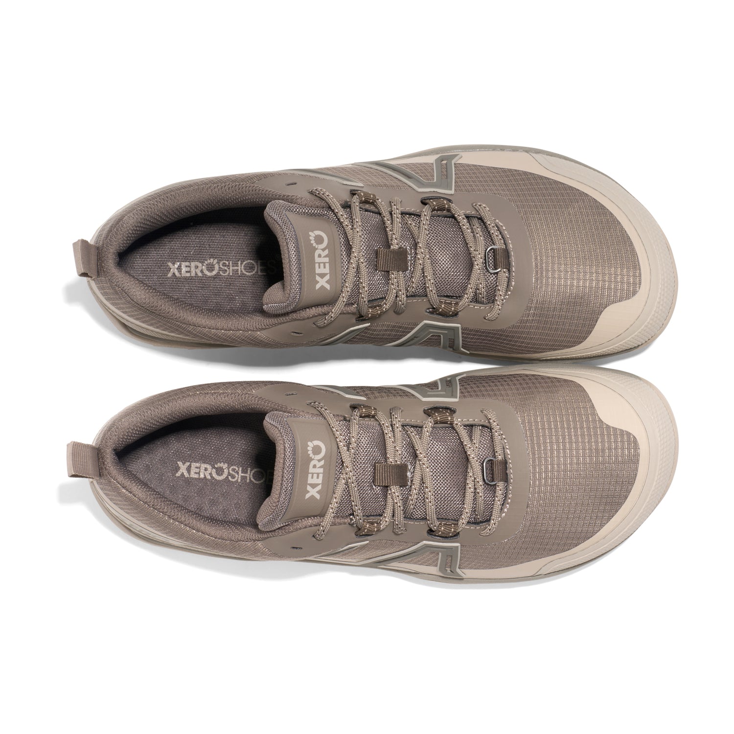 Xero Shoes - Scrambler Trail Low WP - Men Morel / Pure Cashmere - Deportivas Barefoot Impermeables para Hiking-Xero Shoes-Cacles Barefoot-Tienda de calzado barefoot respetuoso minimalista