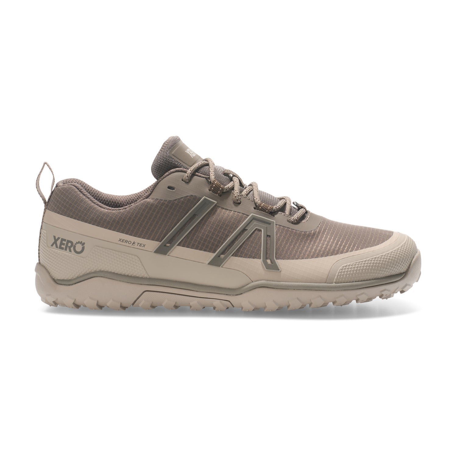 Xero Shoes - Scrambler Trail Low WP - Men Morel / Pure Cashmere - Deportivas Barefoot Impermeables para Hiking-Xero Shoes-Cacles Barefoot-Tienda de calzado barefoot respetuoso minimalista