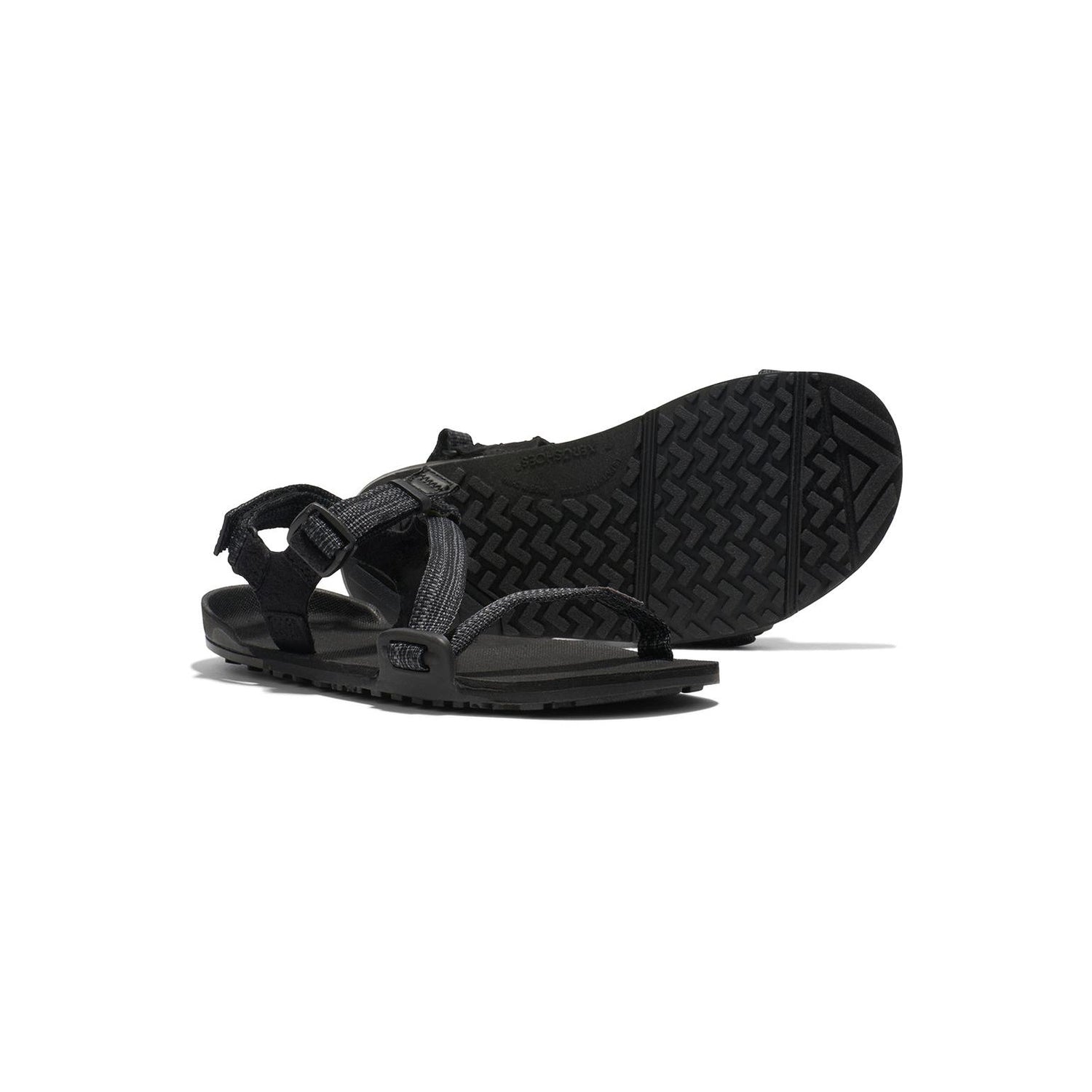 Xero Shoes - Z-Trail - Big Kids black-multi-black - Sandalias Barefoot para Trail, Hiking y Recuperación