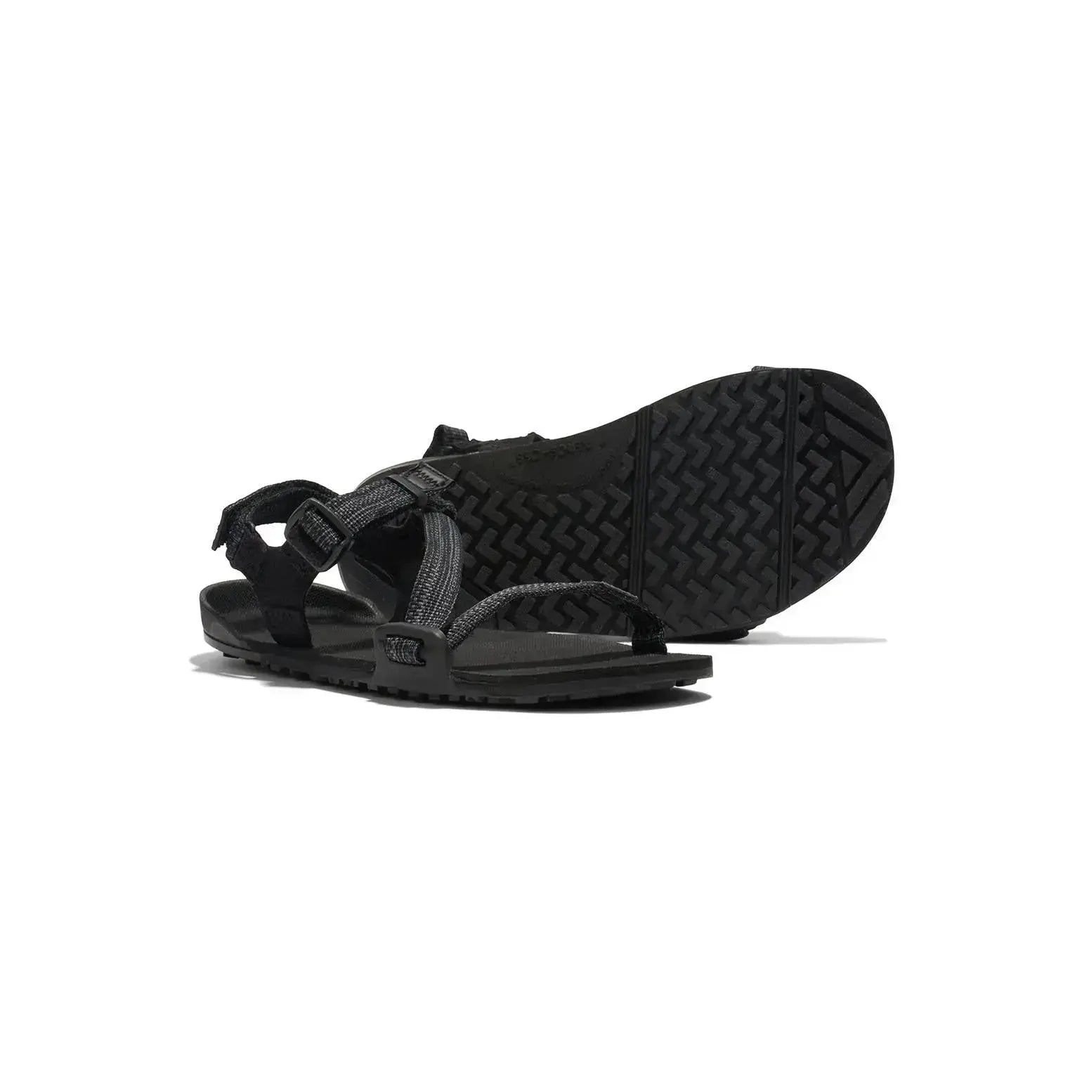 Xero Shoes - Z-Trail - Big Kids black-multi-black - Sandalias Barefoot para Trail, Hiking y Recuperación negras para niños