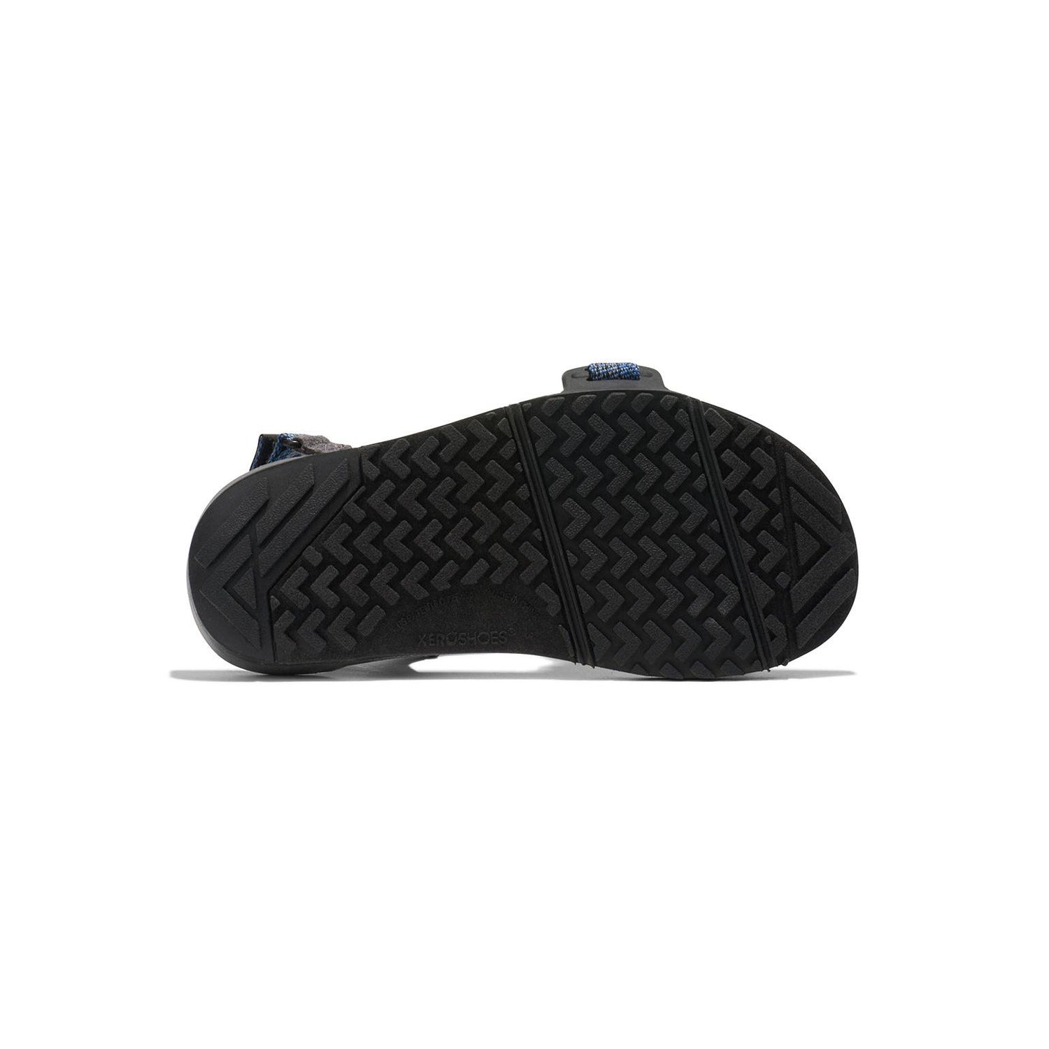 Xero Shoes - Z-Trail - Big Kids charcoal-multi-blue - Sandalias Barefoot para Trail, Hiking y Recuperación