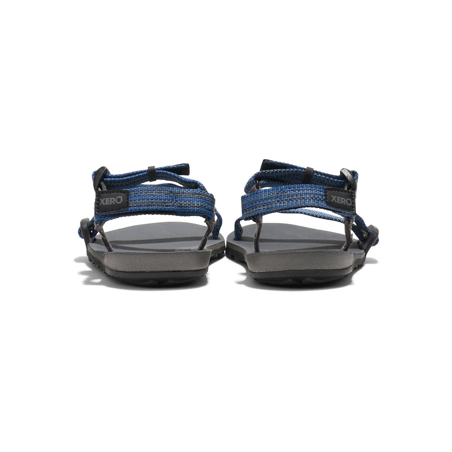 Xero Shoes - Z-Trail - Big Kids charcoal-multi-blue - Sandalias Barefoot para Trail, Hiking y Recuperación