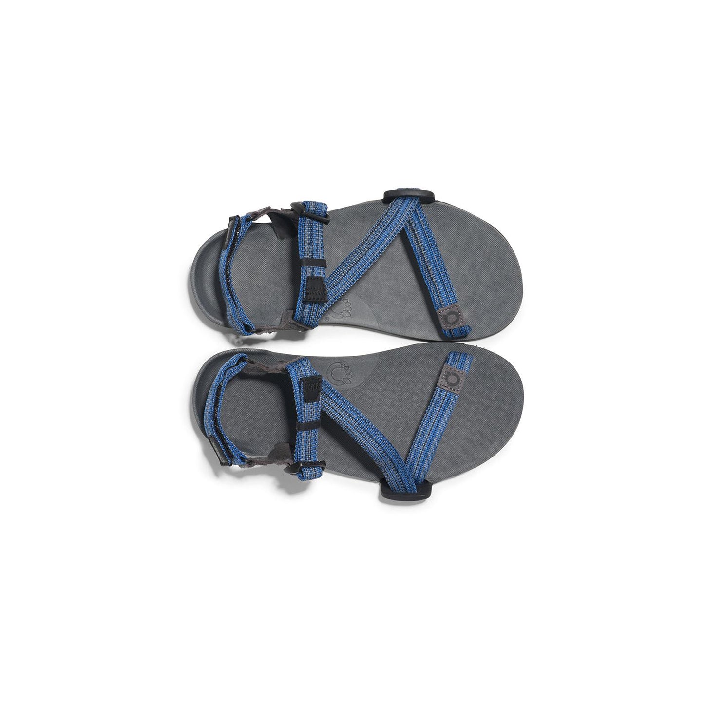 Xero Shoes - Z-Trail - Big Kids charcoal-multi-blue - Sandalias Barefoot para Trail, Hiking y Recuperación