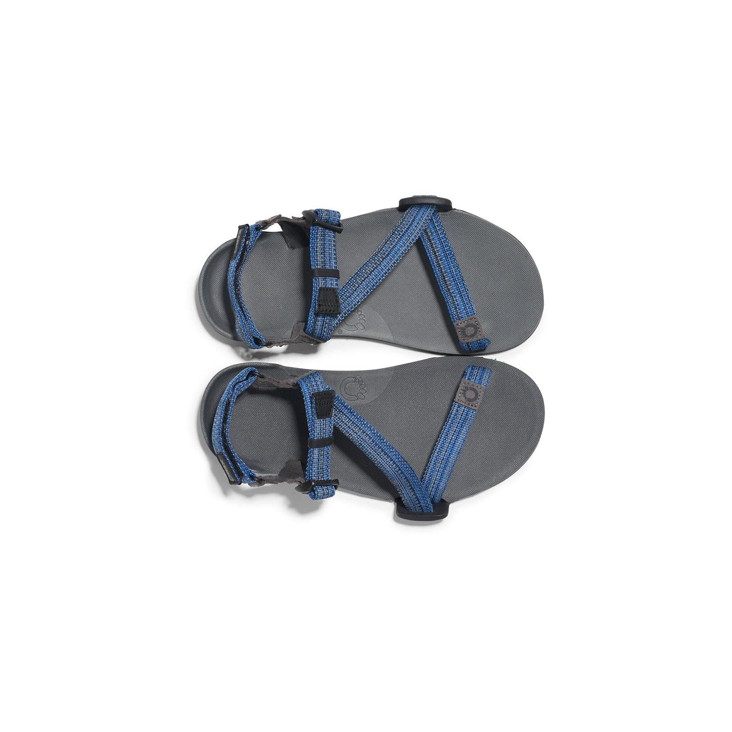 Xero Shoes - Z-Trail - Big Kids charcoal-multi-blue - Sandalias Barefoot para Trail, Hiking y Recuperación