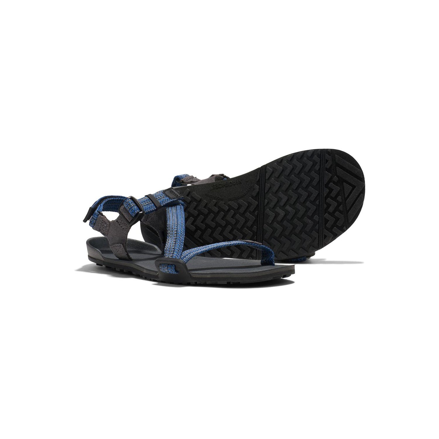 Xero Shoes - Z-Trail - Big Kids charcoal-multi-blue - Sandalias Barefoot para Trail, Hiking y Recuperación