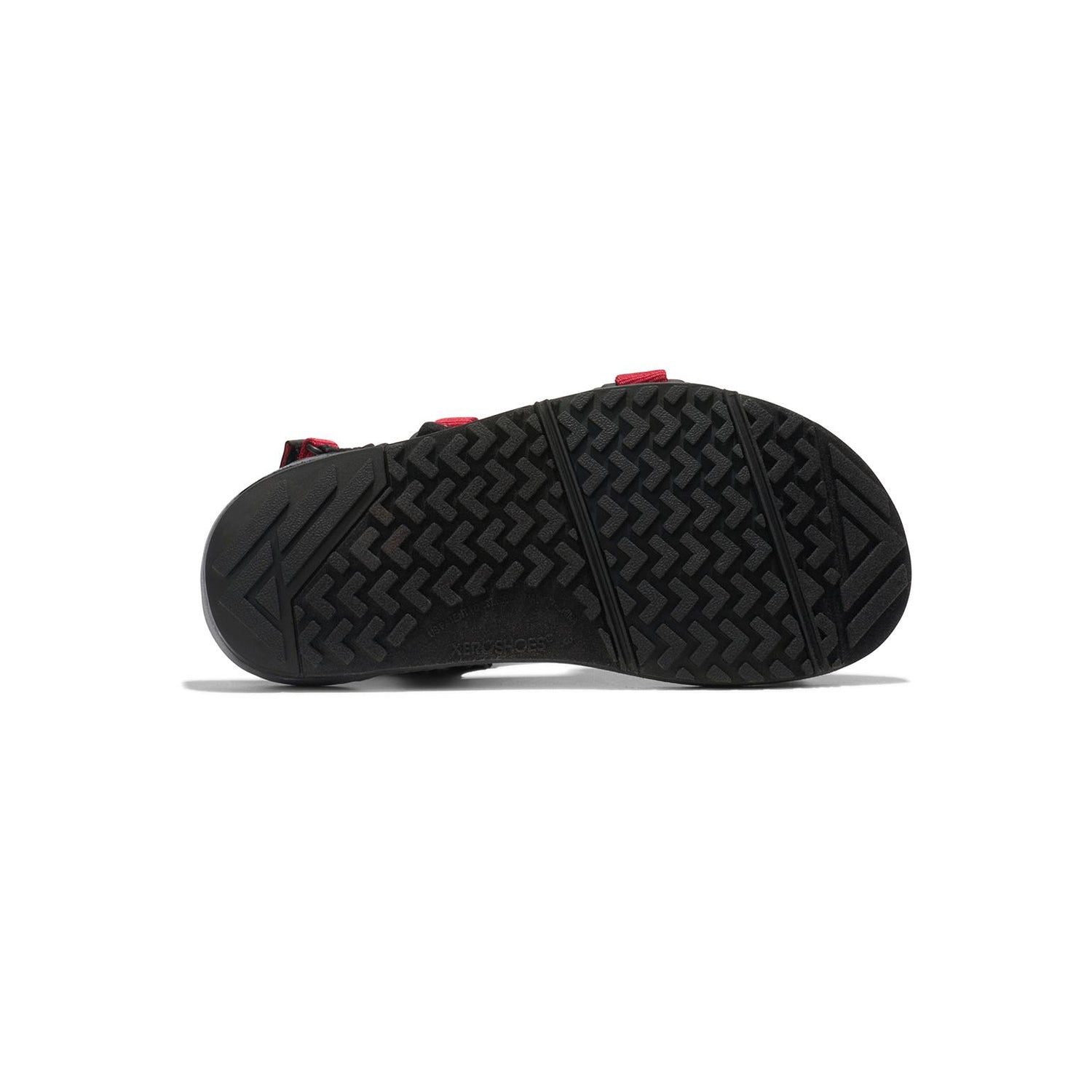 Xero Shoes - Z-Trail - Big Kids charcoal-red-pepper - Sandalias Barefoot para Trail, Hiking y Recuperación