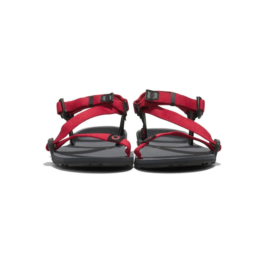 Xero Shoes - Z-Trail - Big Kids charcoal-red-pepper - Sandalias Barefoot para Trail, Hiking y Recuperación