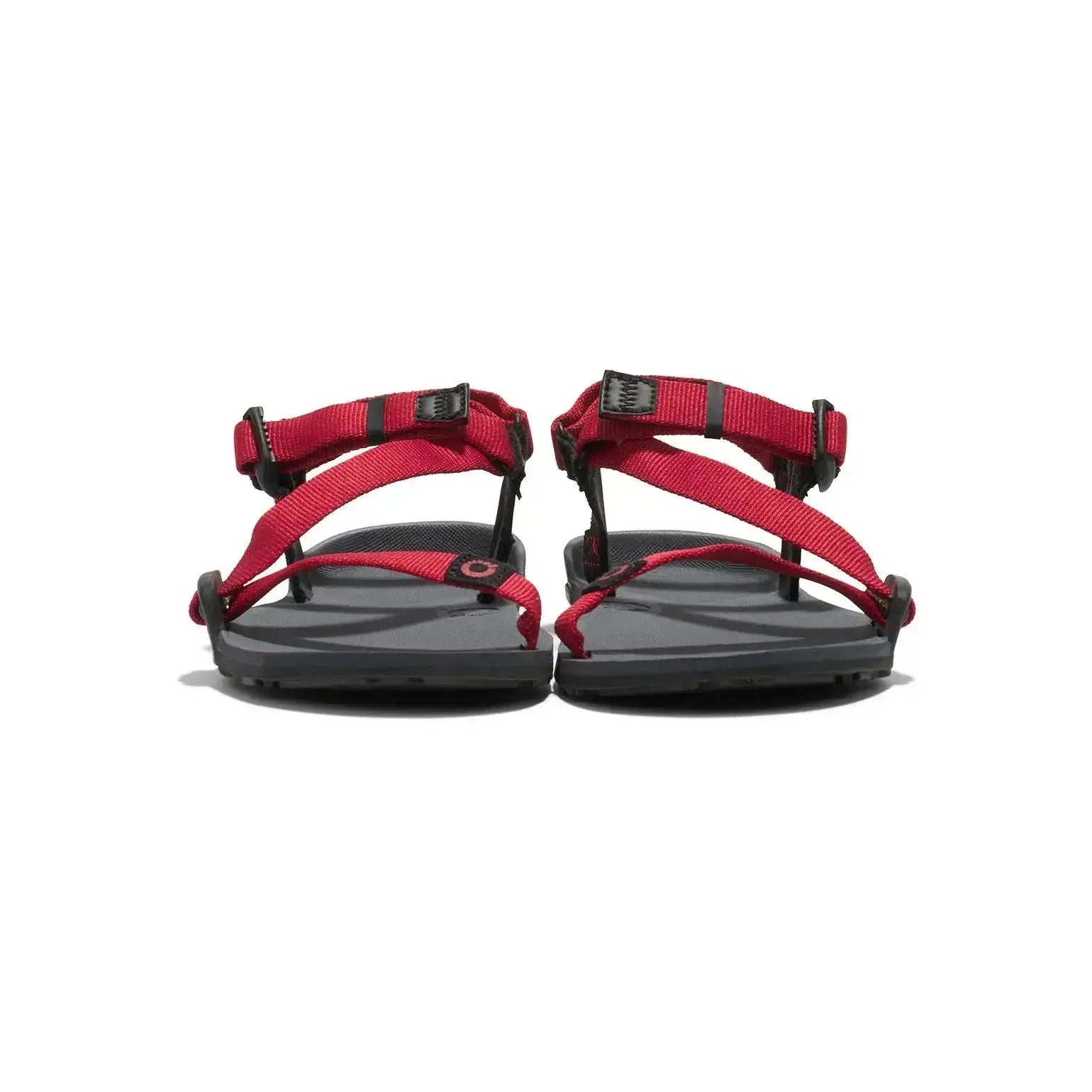 Xero Shoes - Z-Trail - Big Kids charcoal-red-pepper - Sandalias Barefoot para Trail, Hiking y Recuperación rojas para niños