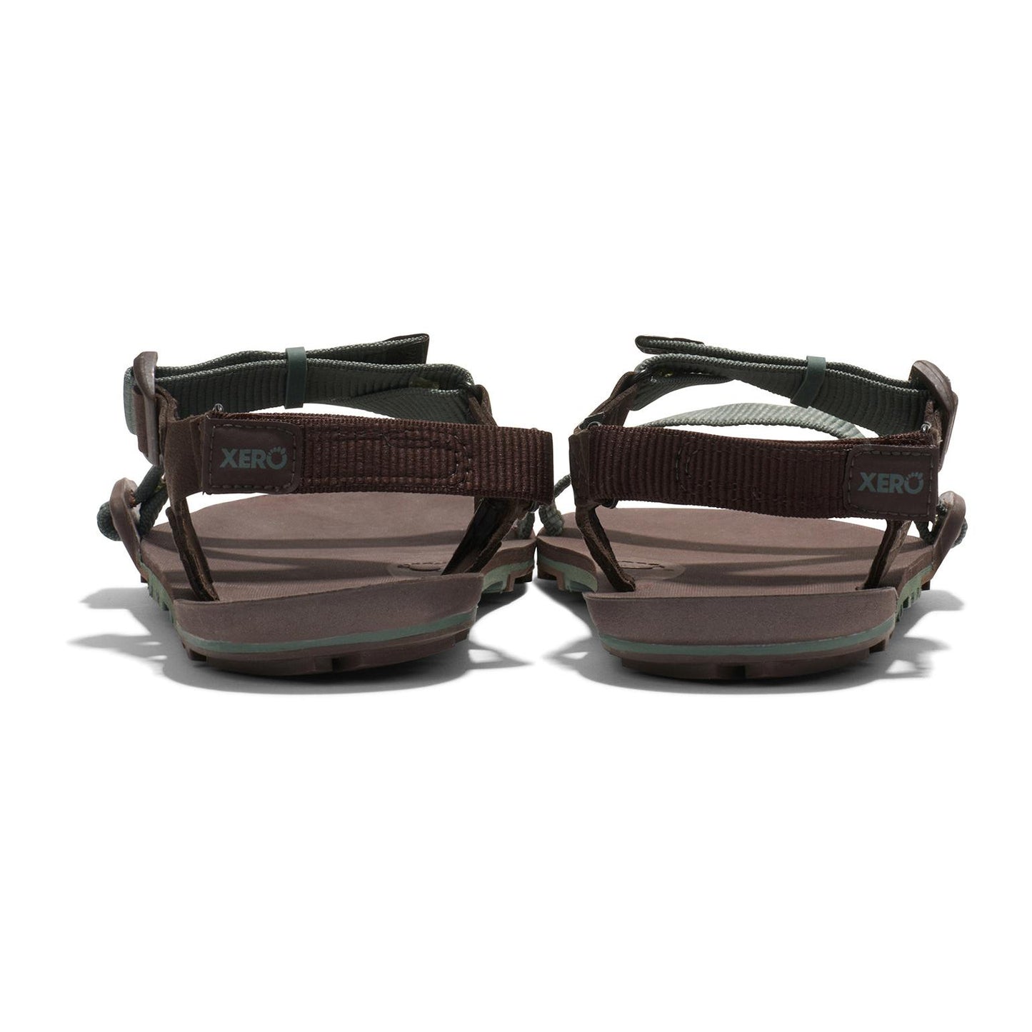 Xero Shoes - Z-Trail EV - Men Dark Forest / Java Brown - Sandalias Barefoot para Trail, Hiking y Recuperación