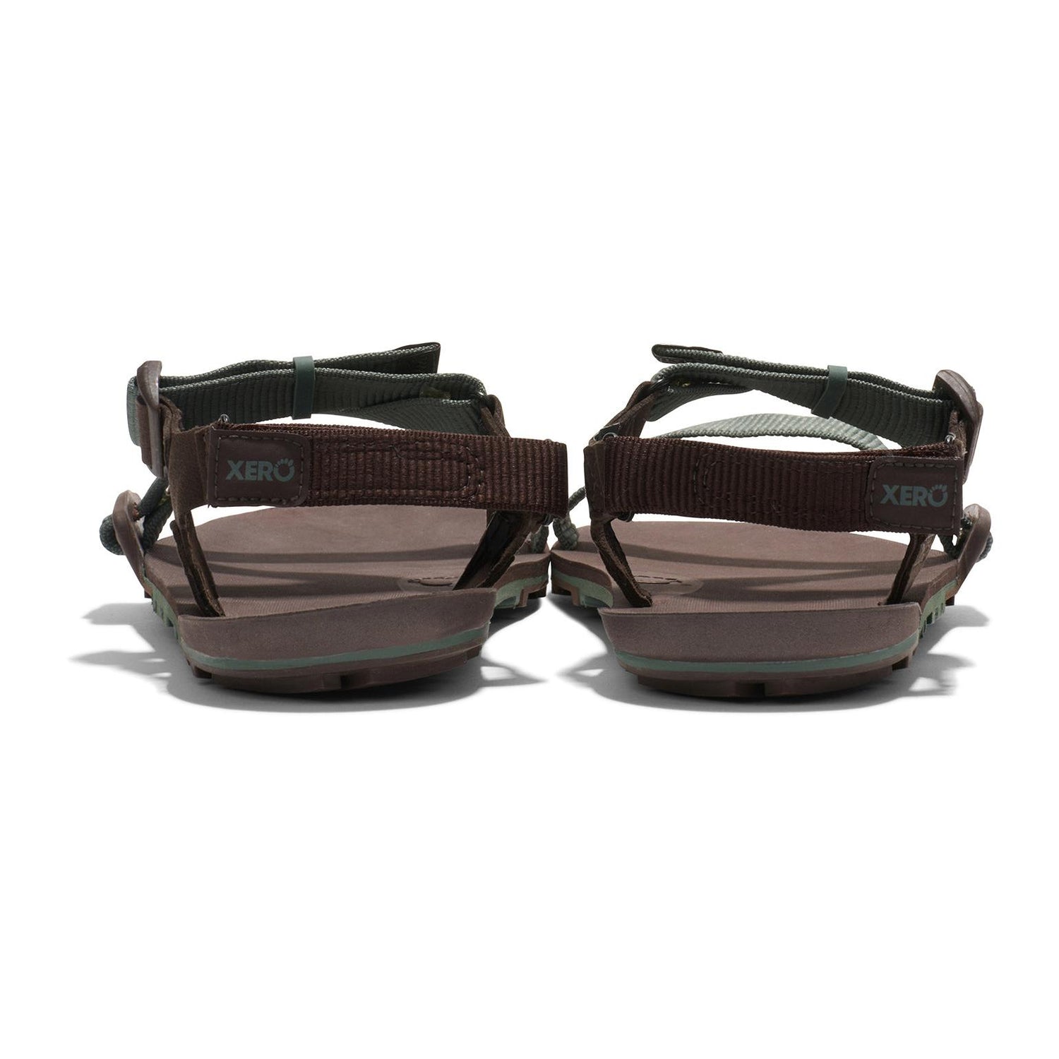 Xero Shoes - Z-Trail EV - Men Dark Forest / Java Brown - Sandalias Barefoot para Trail, Hiking y Recuperación