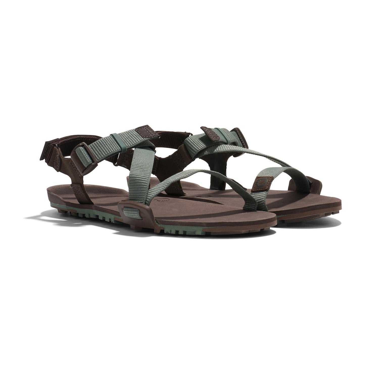 Xero Shoes - Z-Trail EV - Men Dark Forest / Java Brown - Sandalias Barefoot para Trail, Hiking y Recuperación