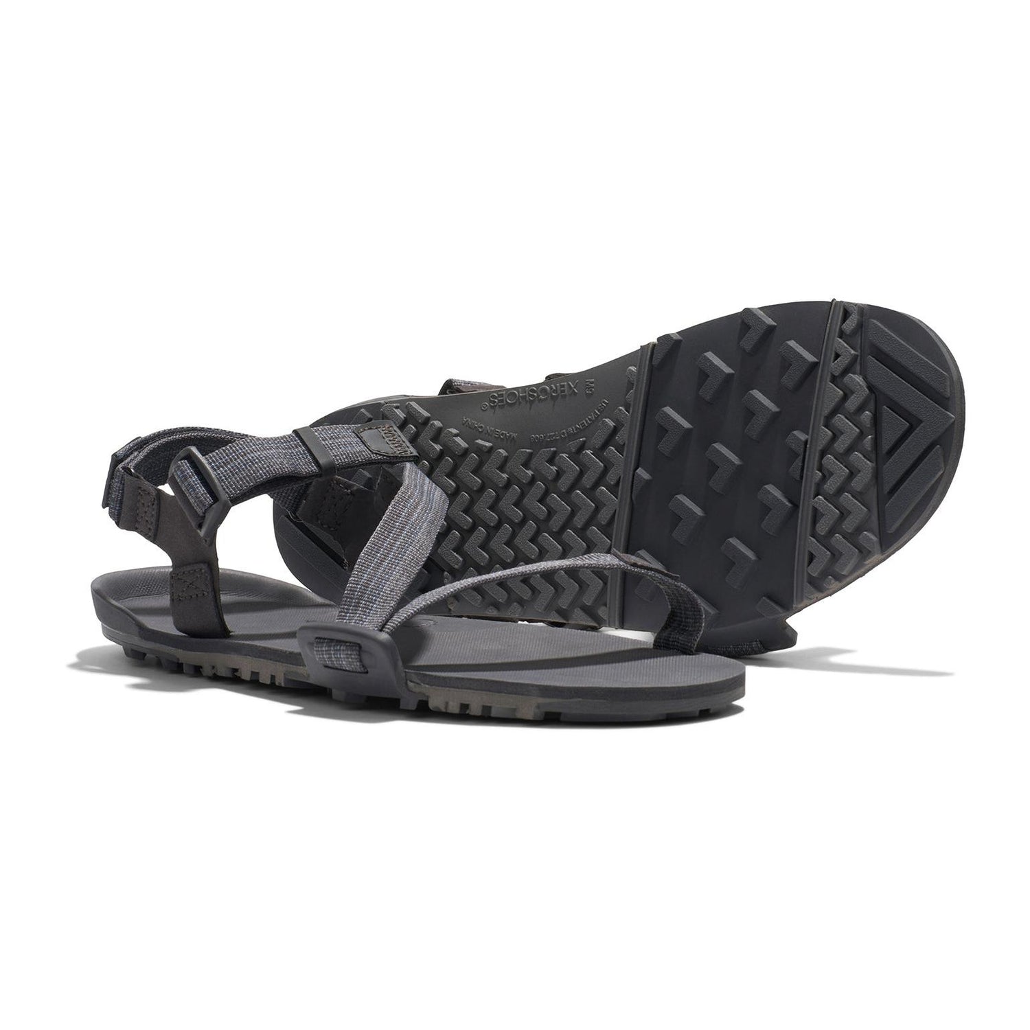 Xero Shoes - Z-Trail EV - Men Steel Gray / Asphalt - Sandalias Barefoot para Trail, Hiking y Recuperación