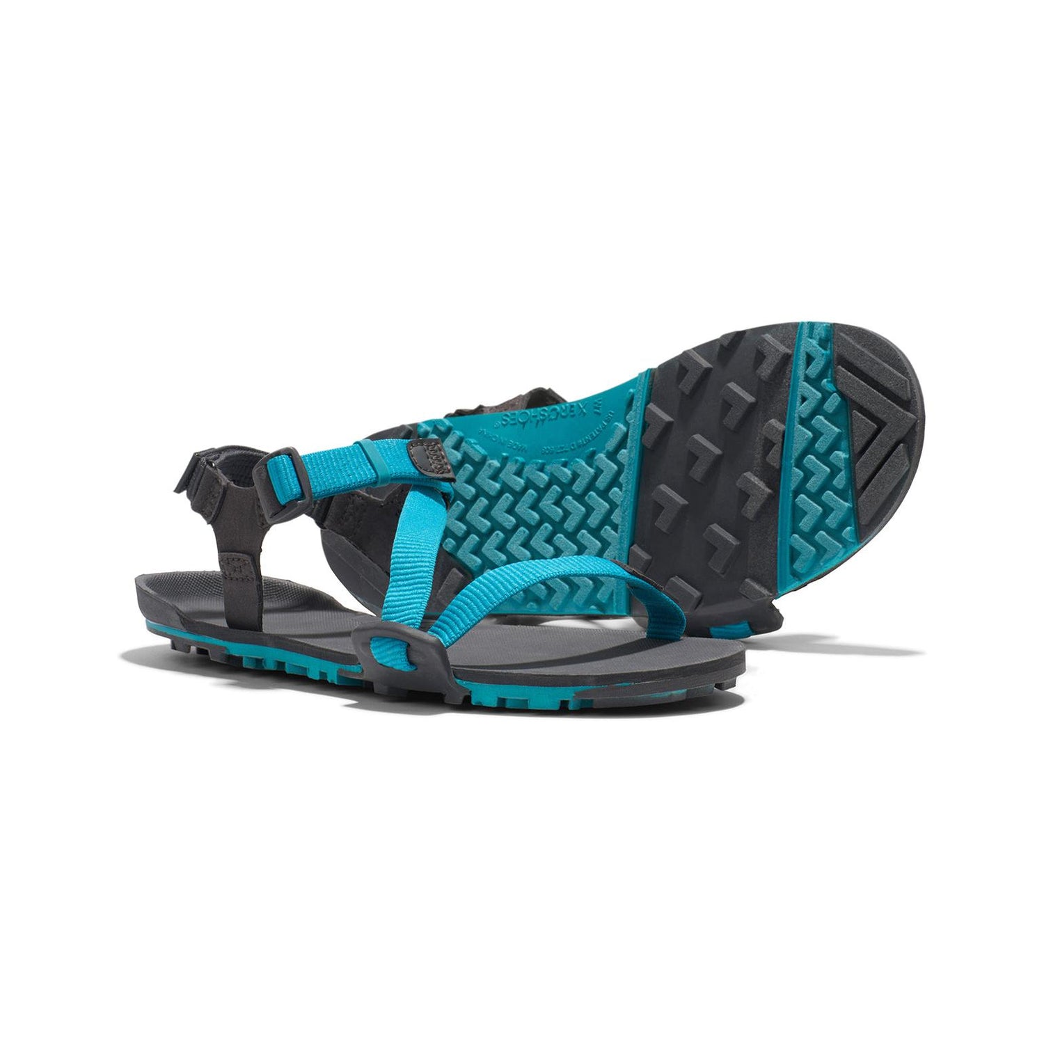 Xero Shoes - Z-Trail EV - Women Lake Blue / Asphalt - Sandalias Barefoot para Trail, Hiking y Recuperación