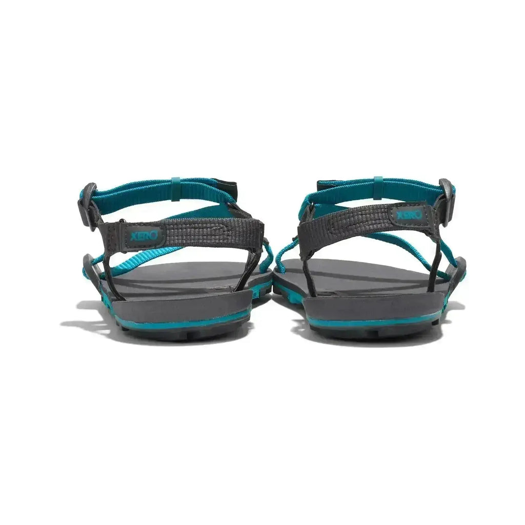 Xero Shoes - Z-Trail EV - Femme Bleu Lac / Asphalte - Sandales Barefoot pour Trail, Randonnée et Récupération