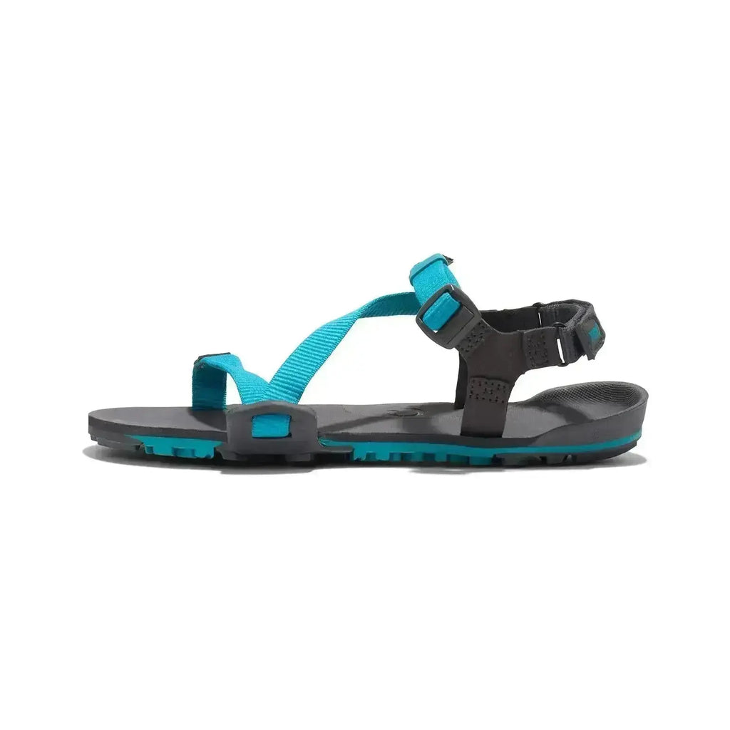 Xero Shoes - Z-Trail EV - Femme Bleu Lac / Asphalte - Sandales Barefoot pour Trail, Randonnée et Récupération