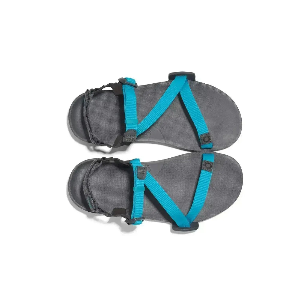 Xero Shoes - Z-Trail EV - Femme Bleu Lac / Asphalte - Sandales Barefoot pour Trail, Randonnée et Récupération
