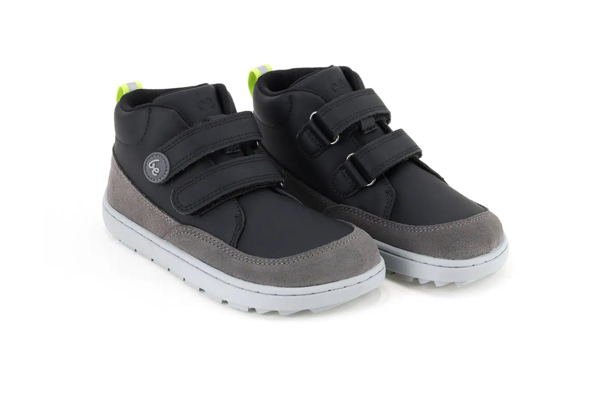 Zapatos para niño barefoot Be Lenka Elio Kids - Black & Grey  Cacles Barefoot