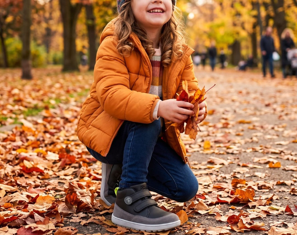 Zapatos para niño barefoot Be Lenka Elio Kids - Black & Grey
