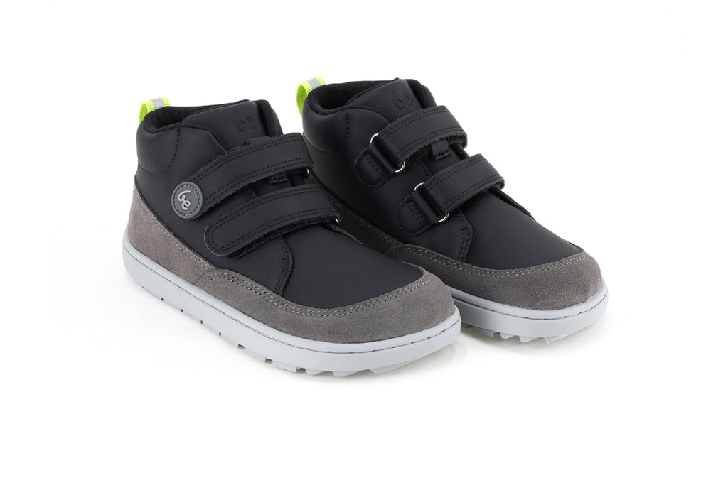 Zapatos para niño barefoot Be Lenka Elio Kids - Black & Grey