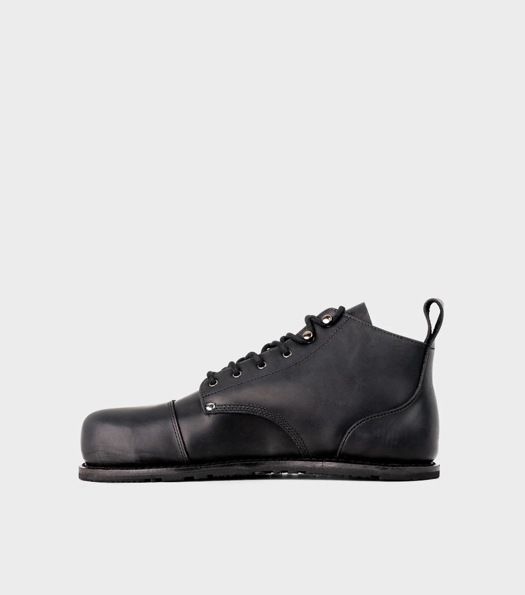 Gaucho Ninja Carpenter X-Wide Black - Botines barefoot de seguridad negros