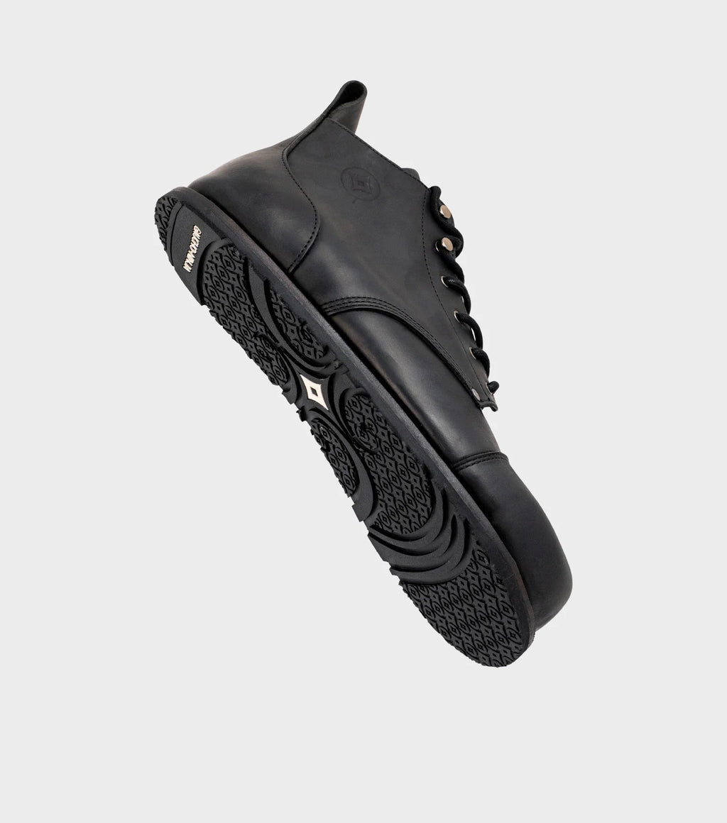 Gaucho Ninja Carpenter X-Wide Black - Botines barefoot de seguridad negros