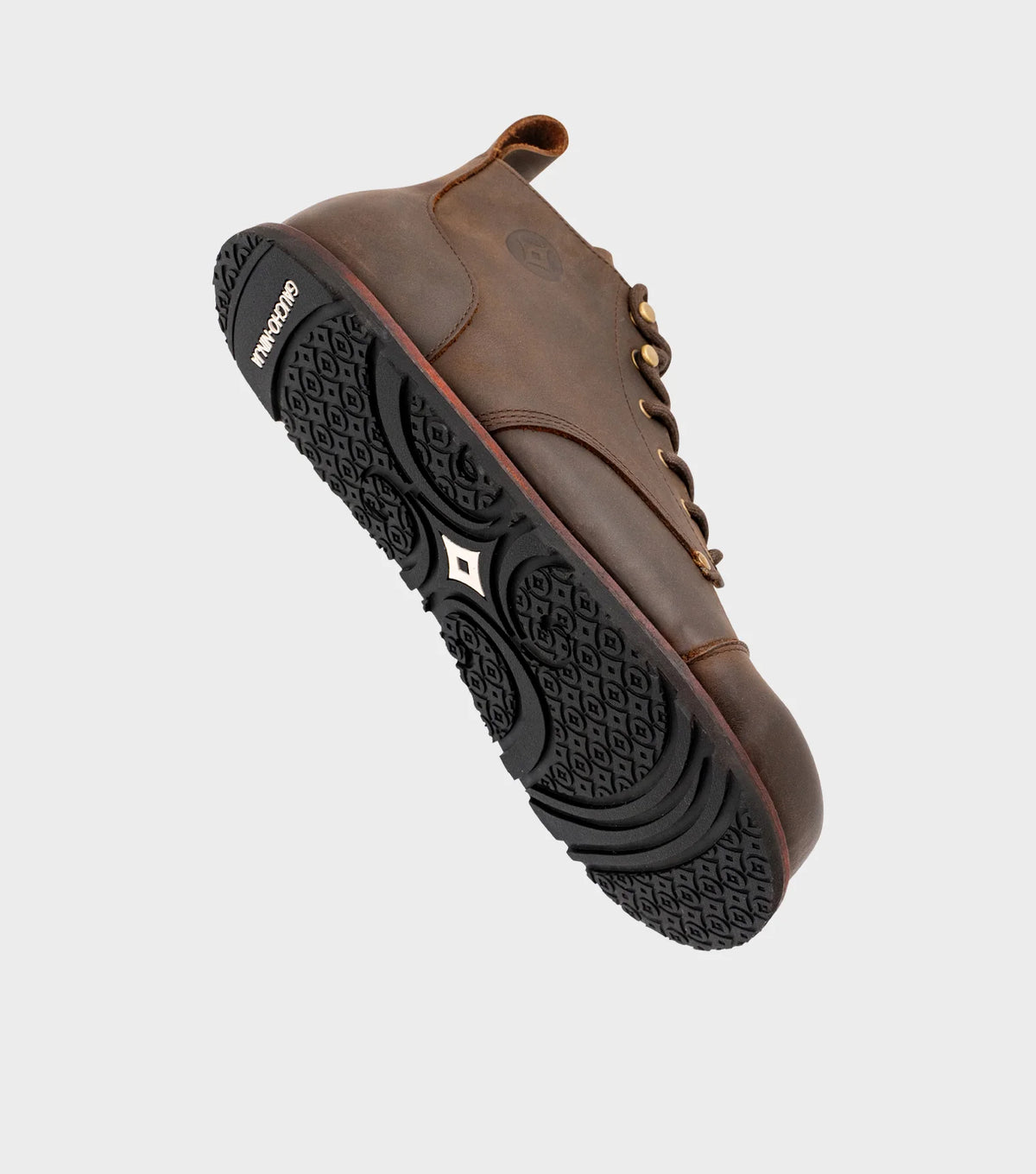 Gaucho Ninja Carpenter X-Wide Crazy Horse Brown - Botines barefoot de seguridad marrones