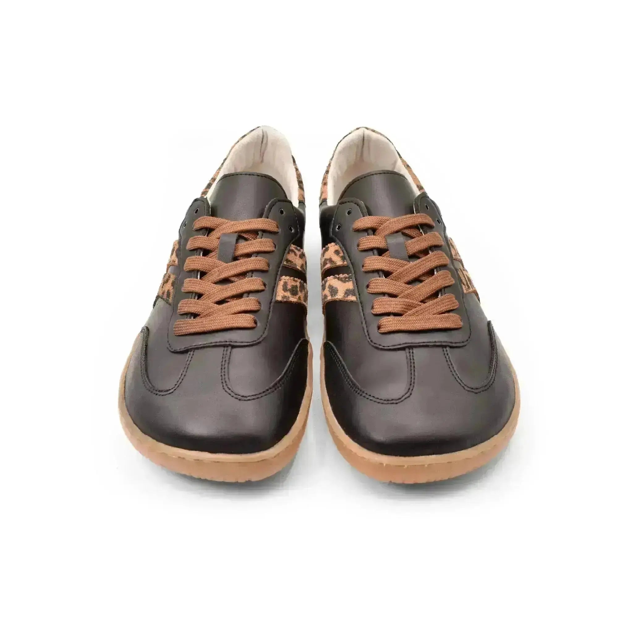 Coqueflex - léopard noir - Chaussures barefoot léopard