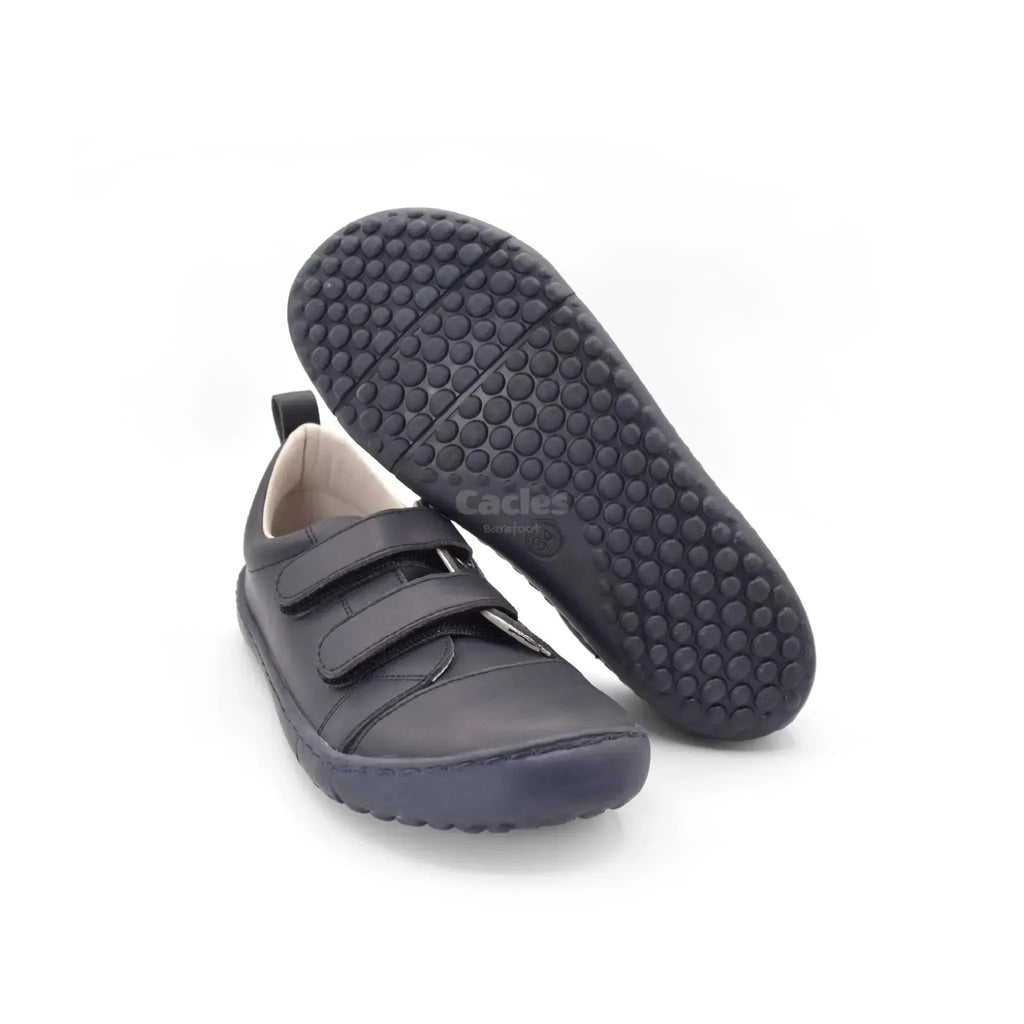Coqueflex - Iker Azul Marino - Zapatos colegiales barefoot infantiles