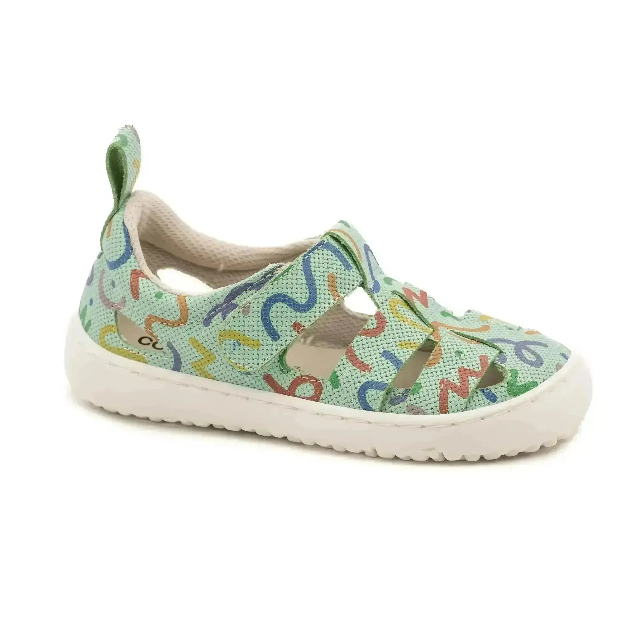 Coqueflex - Verea Feira - Sandalias barefoot infantiles verdes