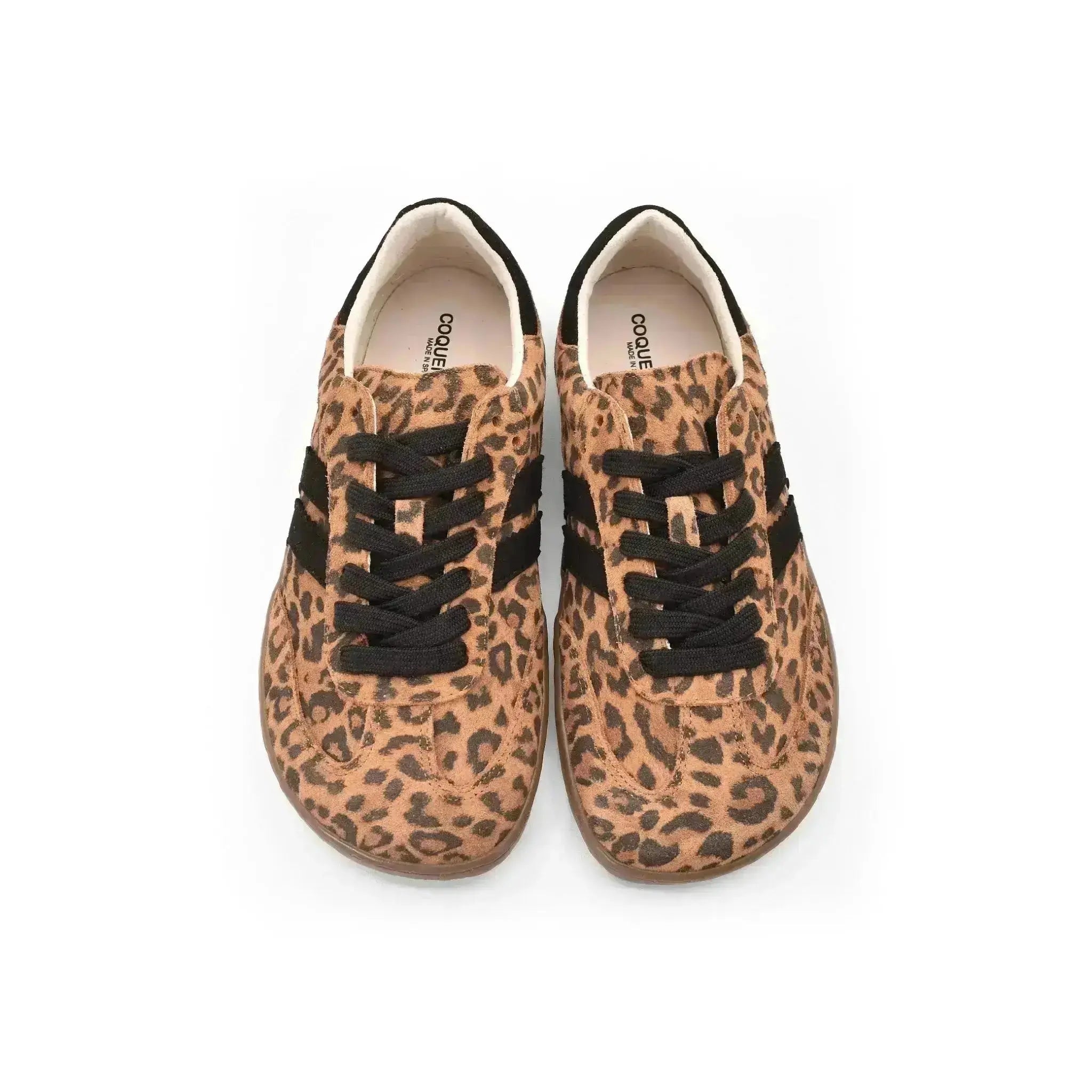 Coqueflex - Whiskey Leopard - Zapatillas barefoot de leopardo para mujer