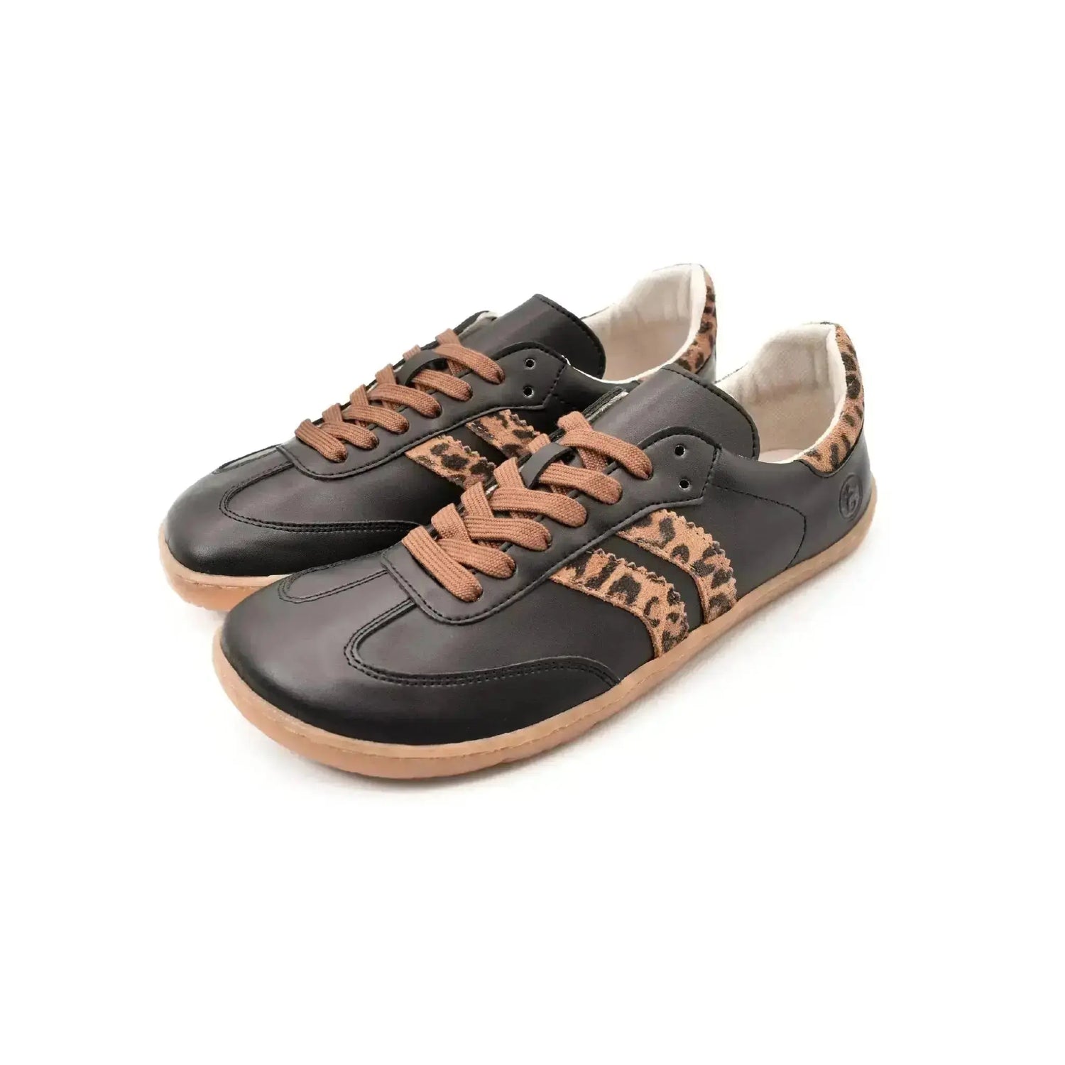 Coqueflex - black leopard - Deportivas barefoot de leopardo