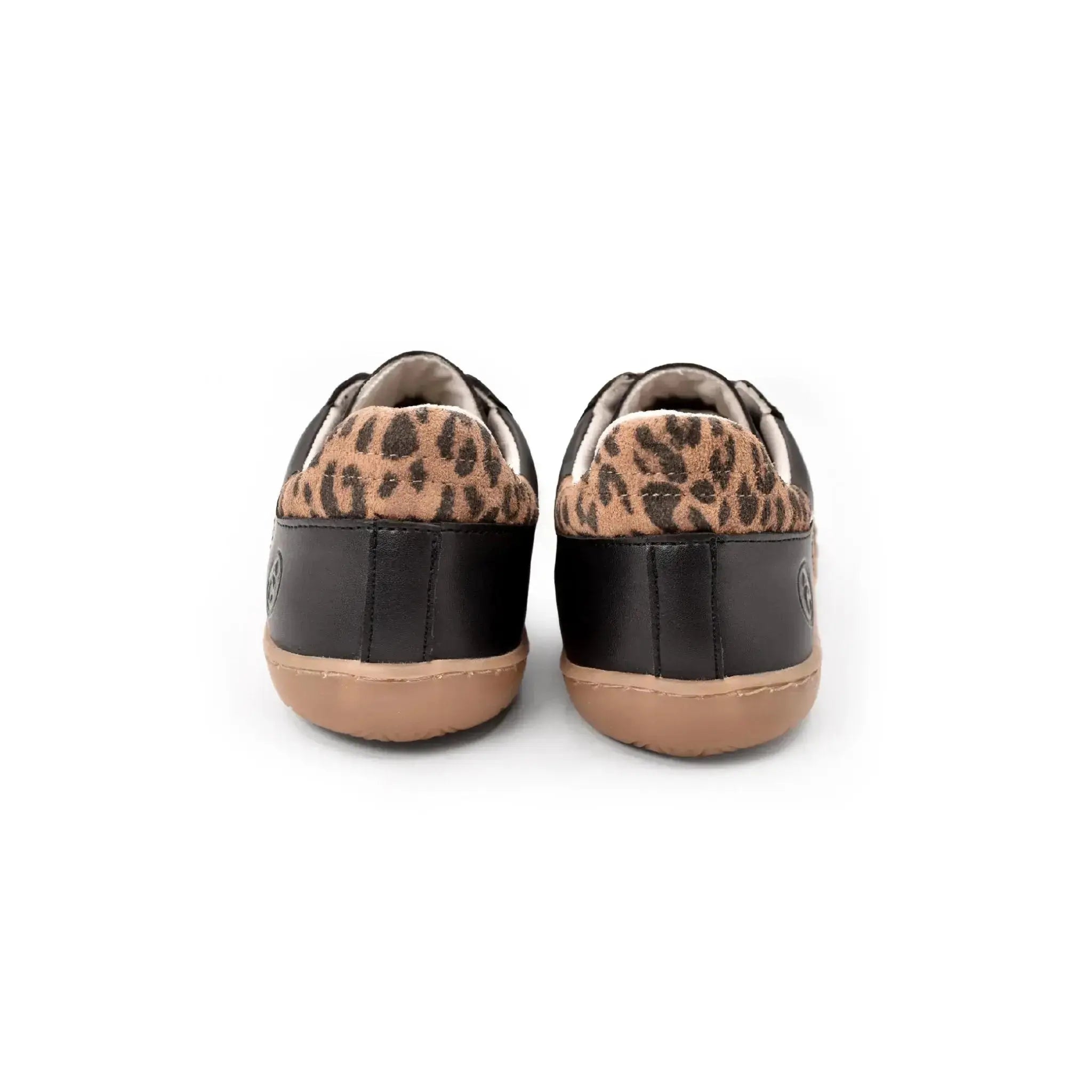Coqueflex black leopard - Deportivas barefoot de leopardo