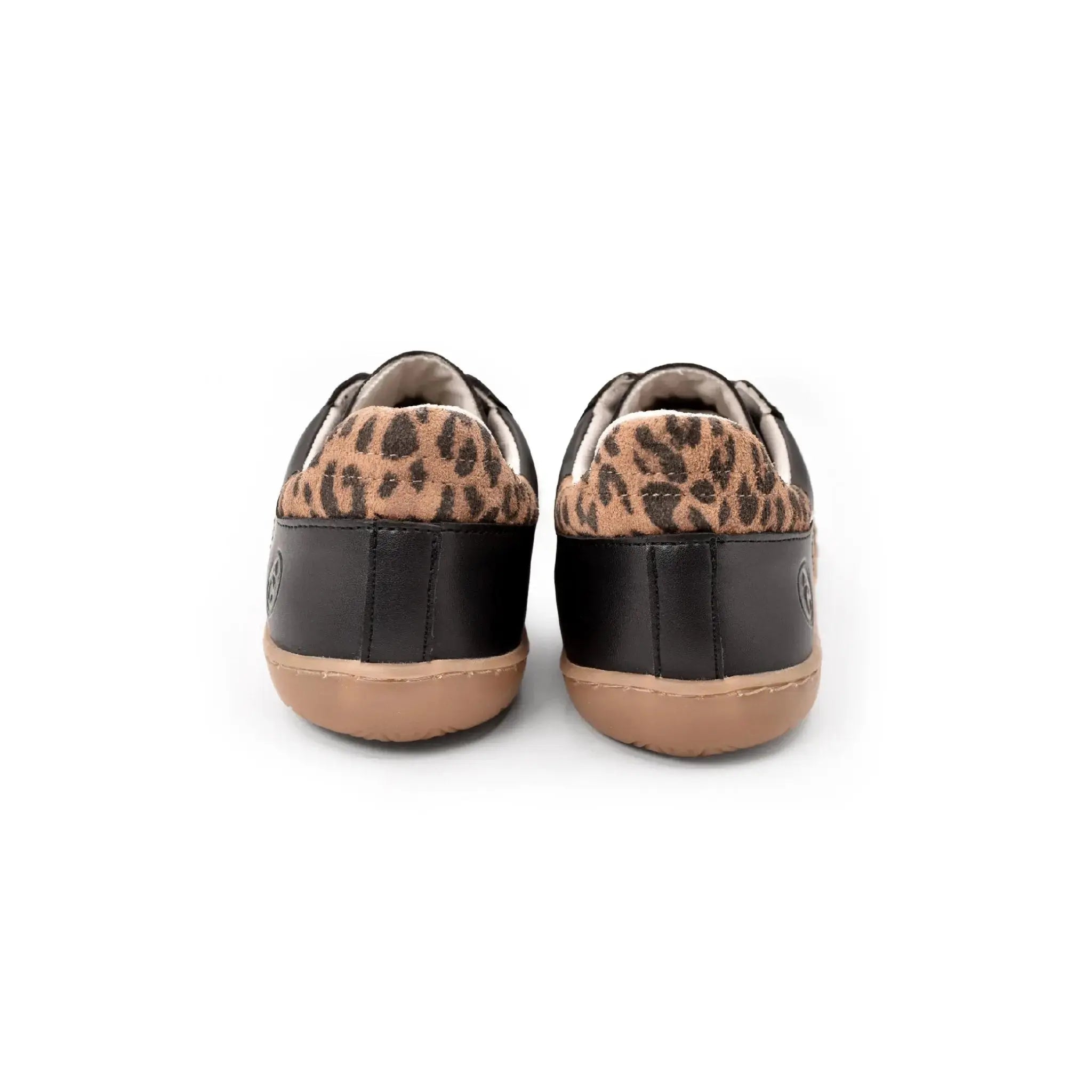 Coqueflex black leopard - Deportivas barefoot de leopardo