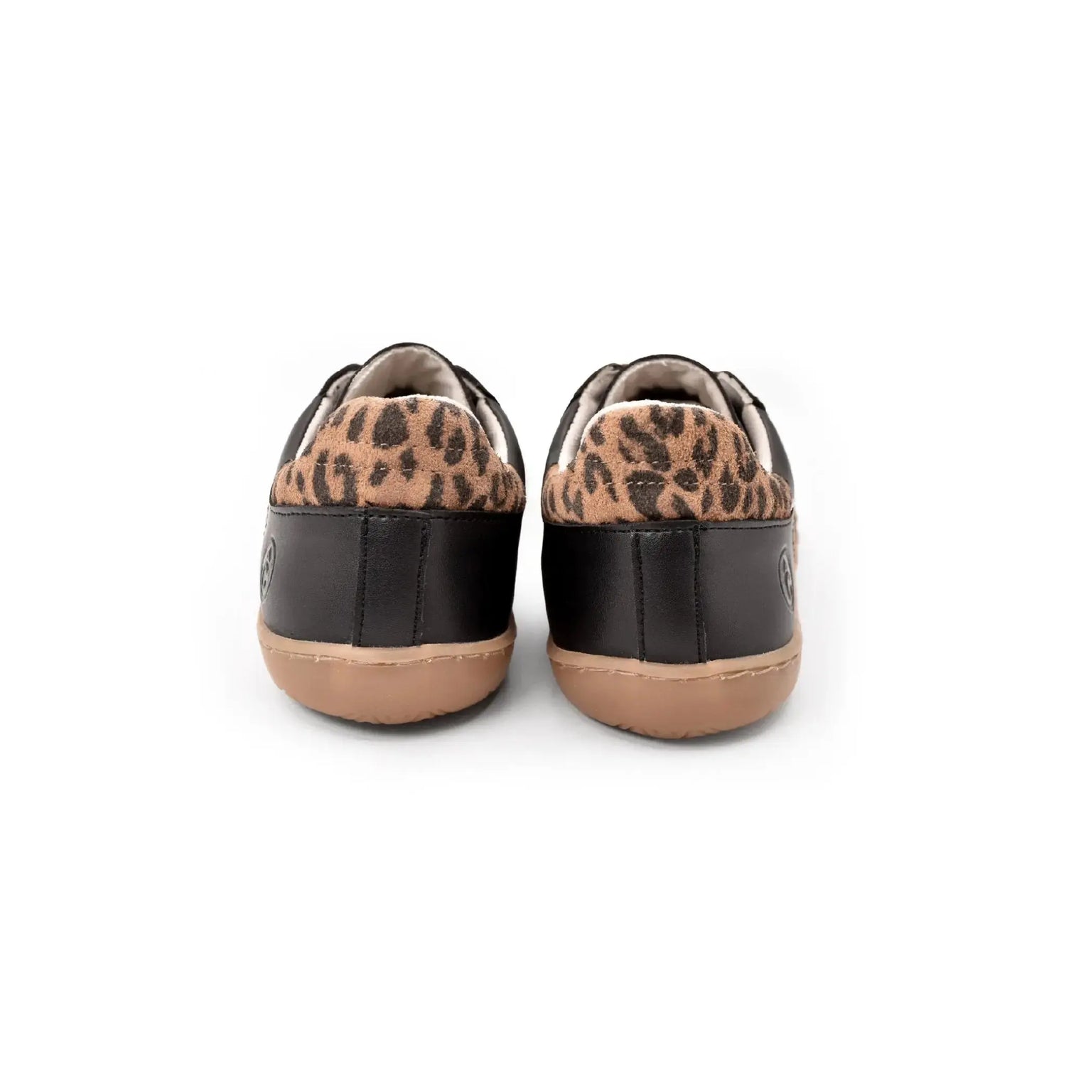 Coqueflex black leopard - Deportivas barefoot de leopardo