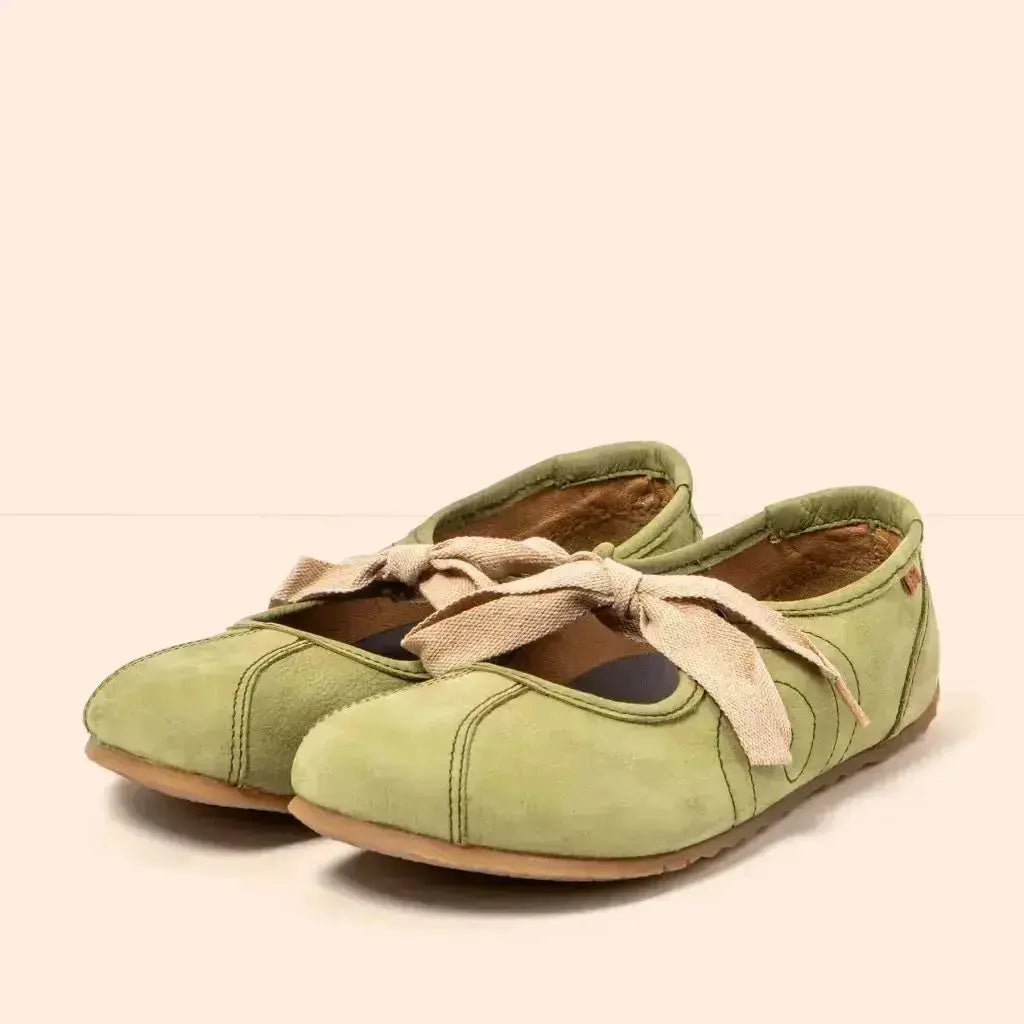El Naturalista - Ondina Nobuck Liken - Merceditas barefoot de cordones