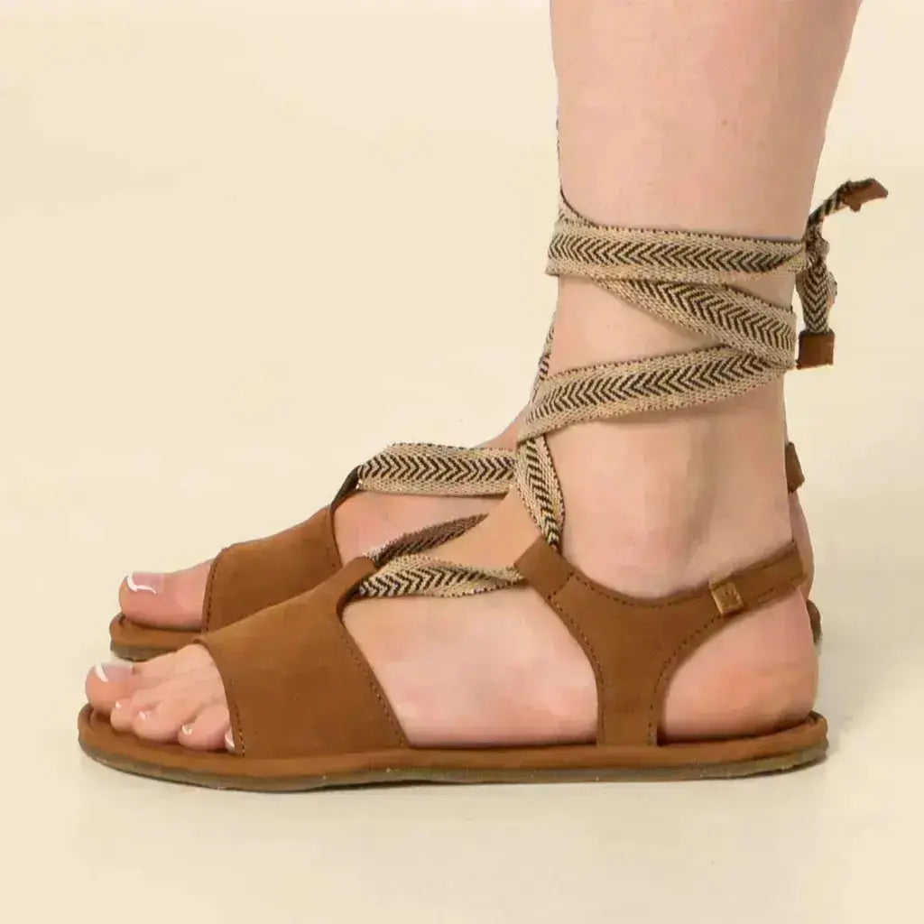 El Naturalista - Satya Cuero - Sandalias barefoot de cordones