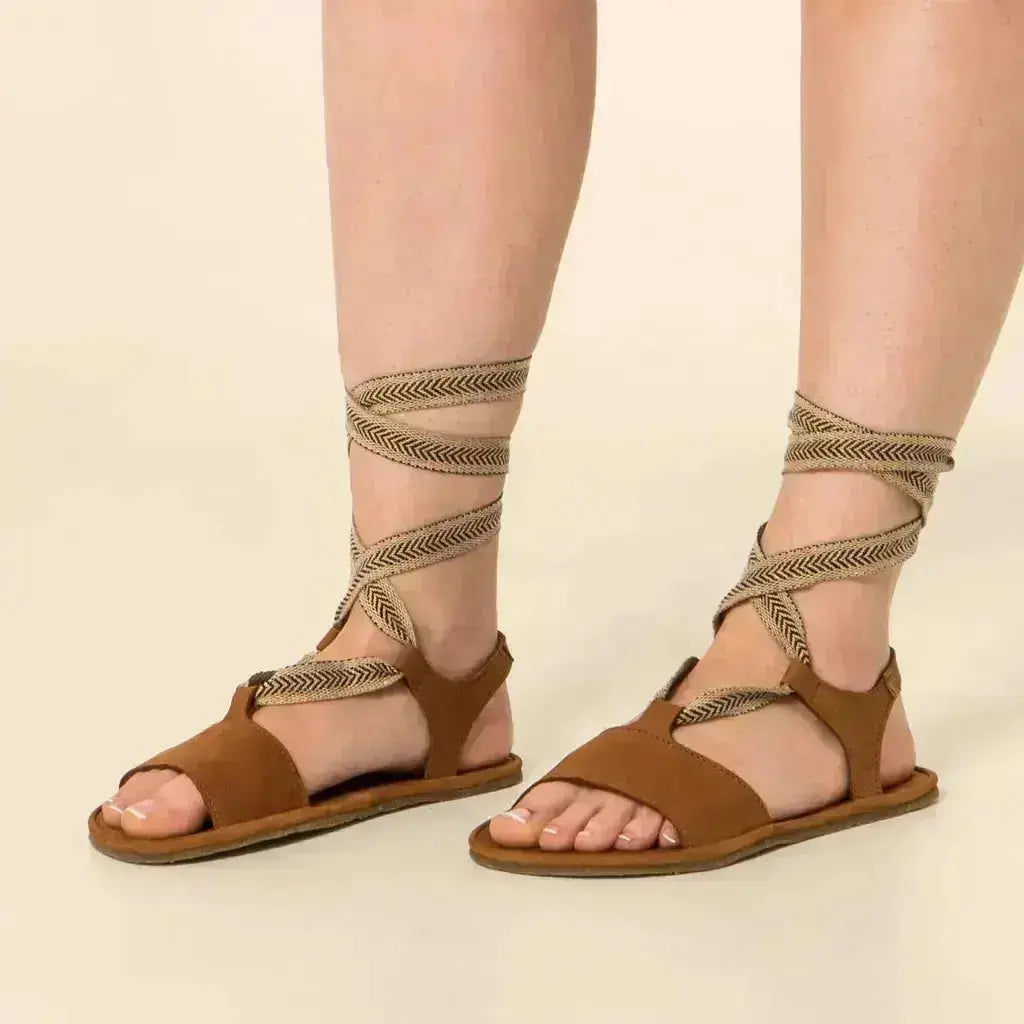 El Naturalista - Satya Cuero - Sandalias barefoot de cordones